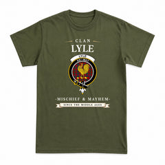Lyle Tartan Crest Mischief and Mayhem T-shirt