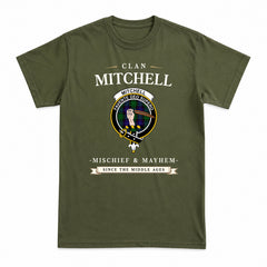 Mitchell Tartan Crest Mischief and Mayhem T-shirt