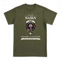 Nairn Tartan Crest Mischief and Mayhem T-shirt