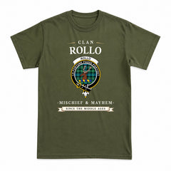 Rollo Ancient Tartan Crest Mischief and Mayhem T-shirt