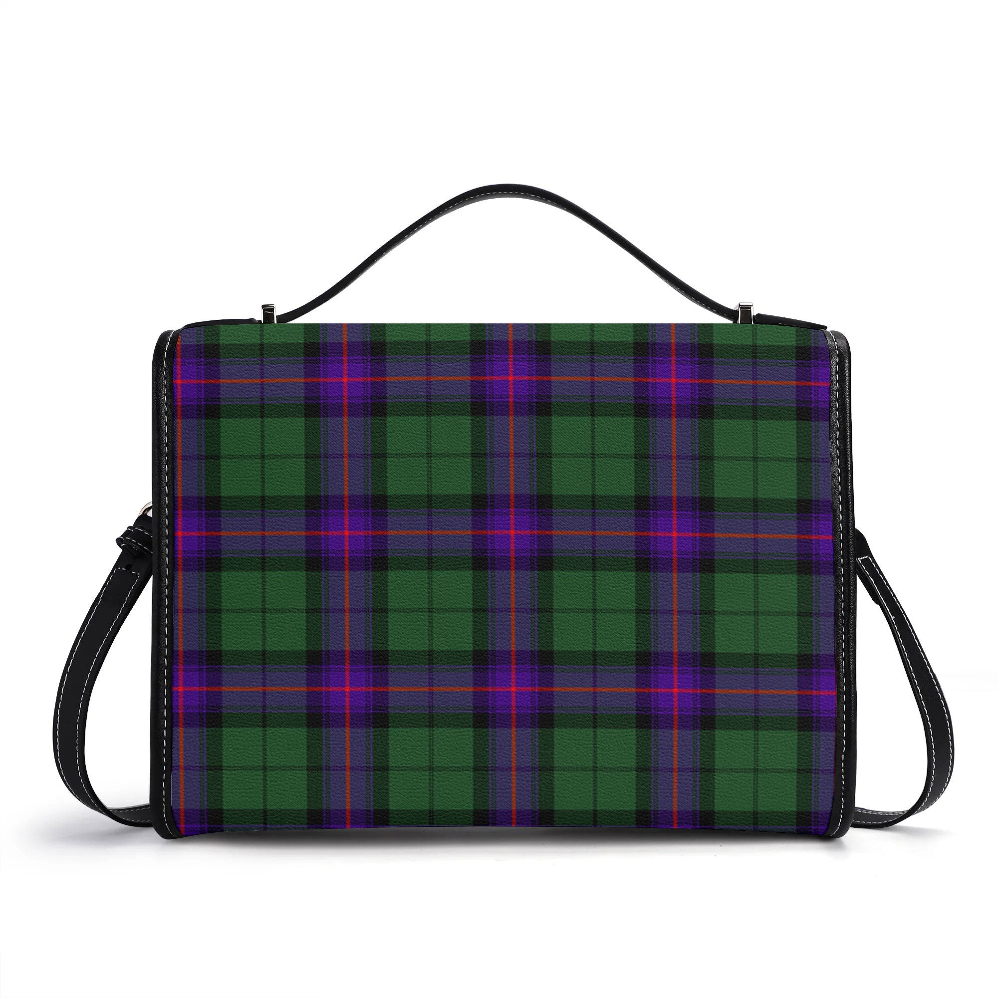 Armstrong Modern Tartan Crest Satchel Bag