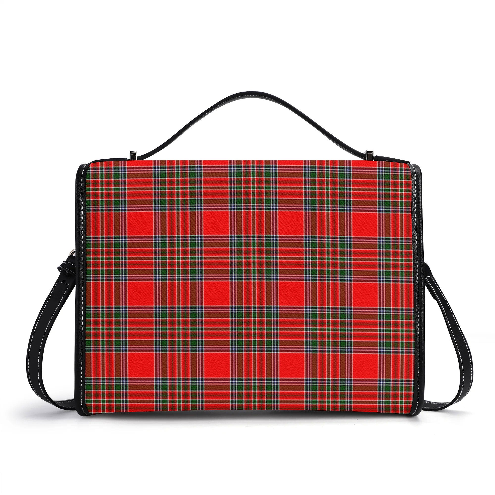 Binning (of Wallifoord) Tartan Crest Satchel Bag