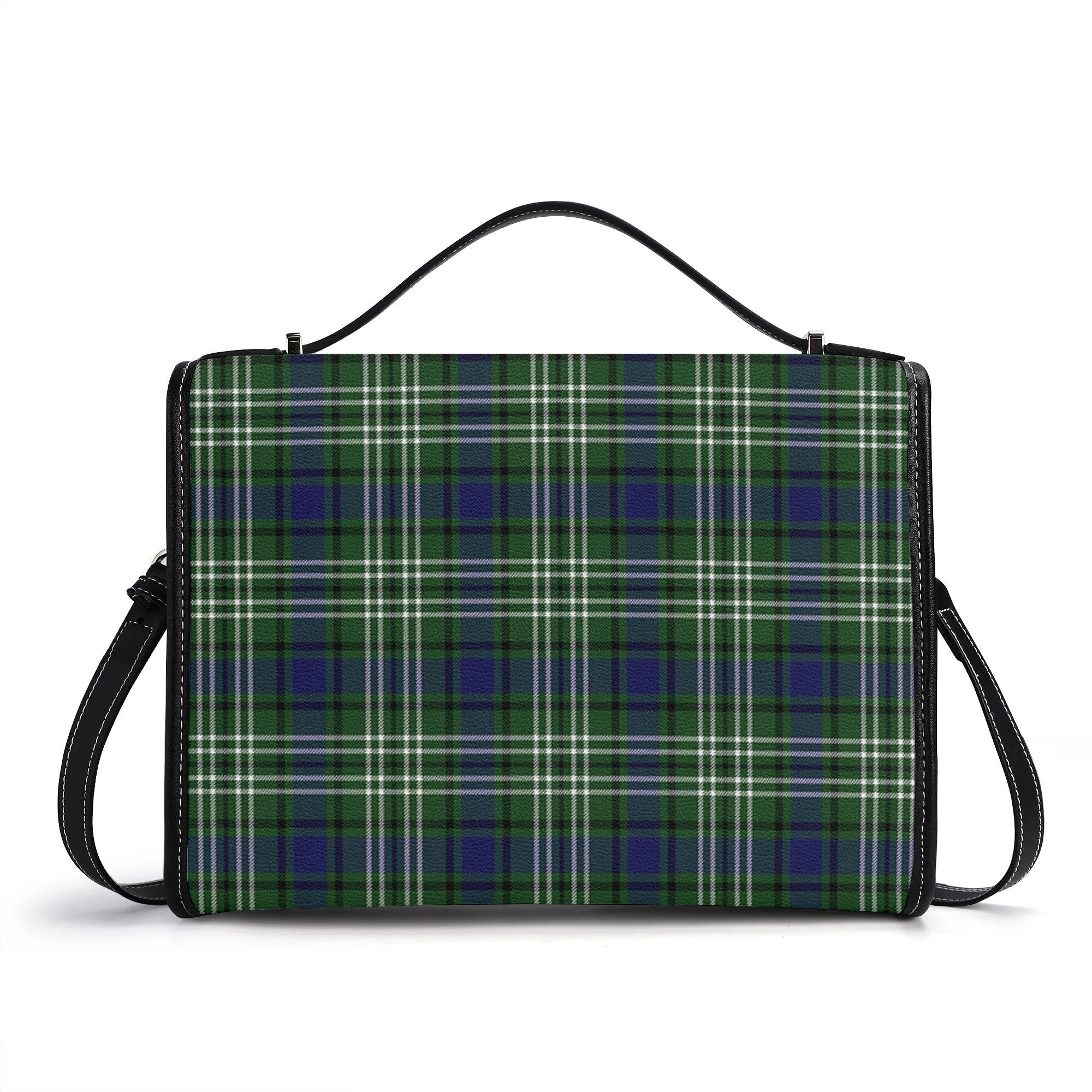 Blyth Tartan Crest Satchel Bag