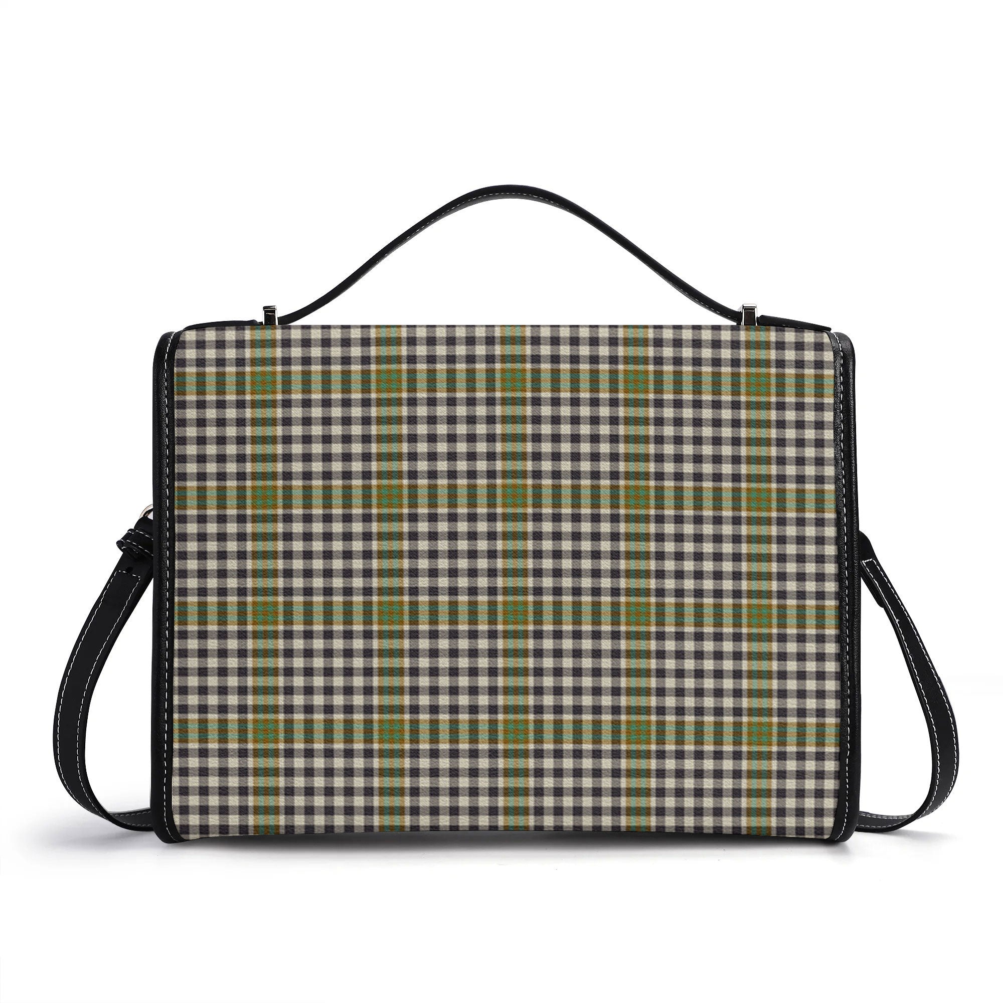 Burns Check Tartan Crest Satchel Bag