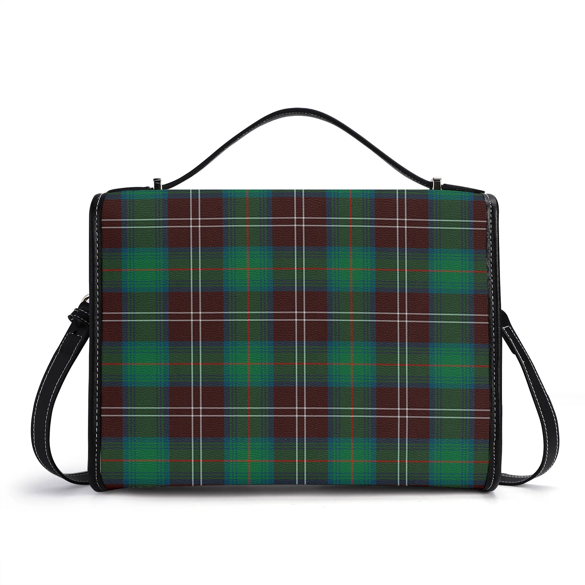 Chisholm Hunting Ancient Tartan Crest Satchel Bag