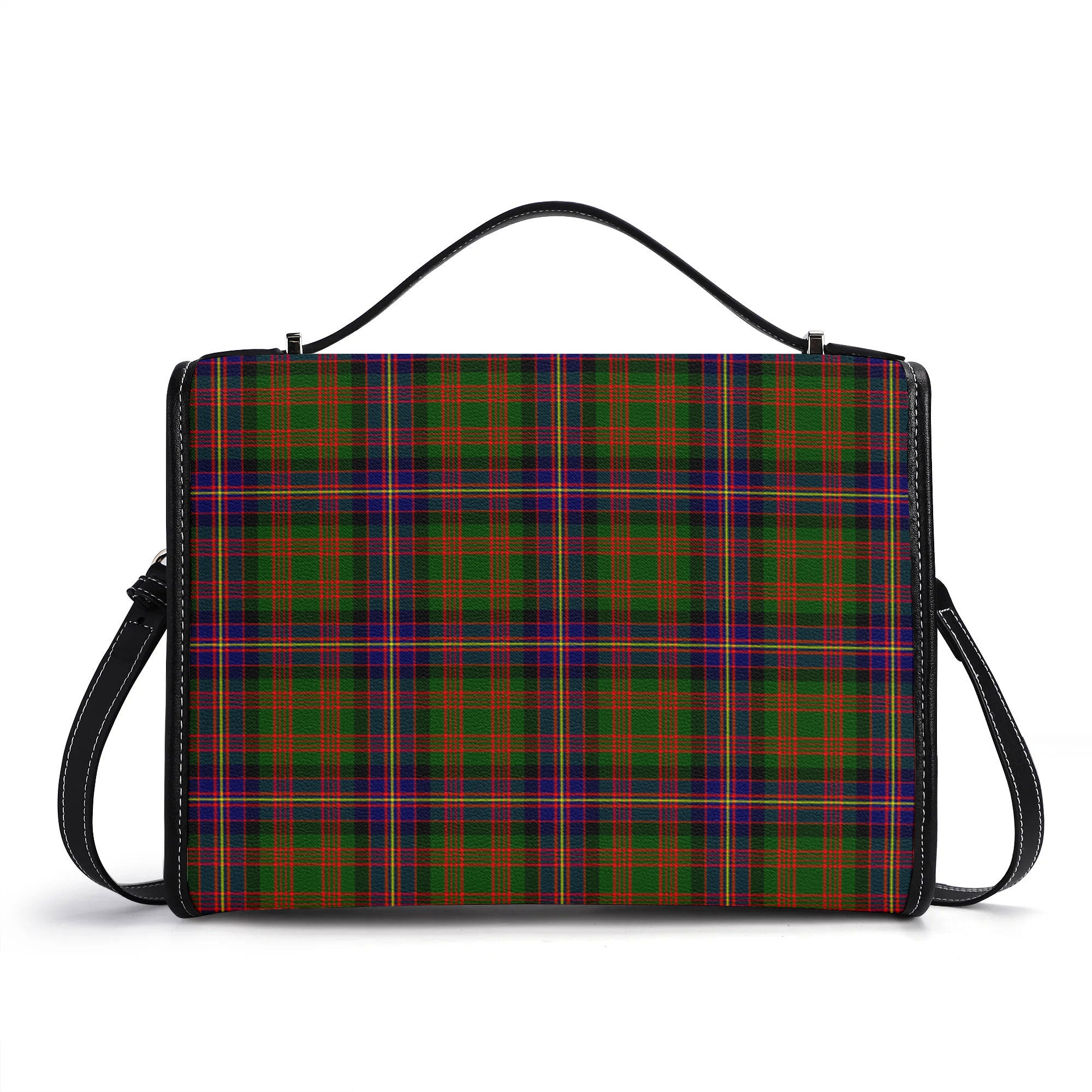 Cochrane Modern Tartan Crest Satchel Bag