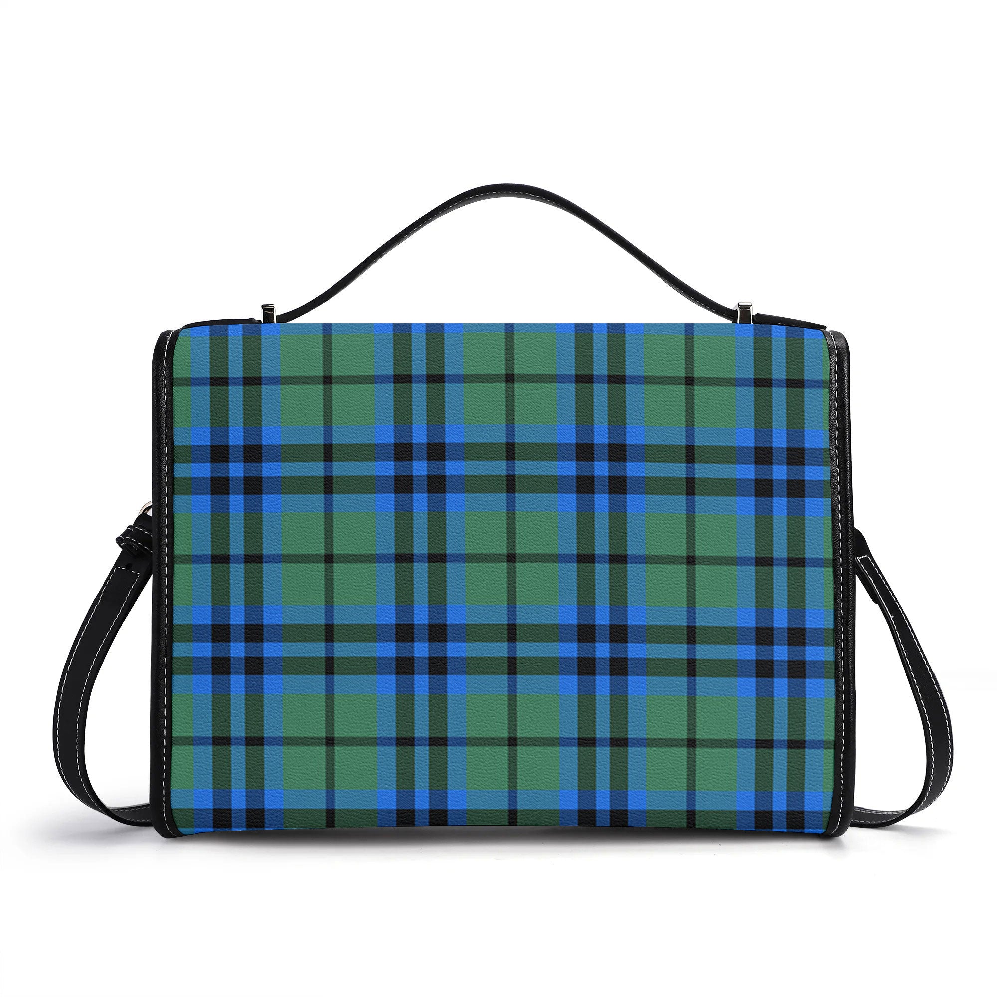 Falconer Tartan Crest Satchel Bag