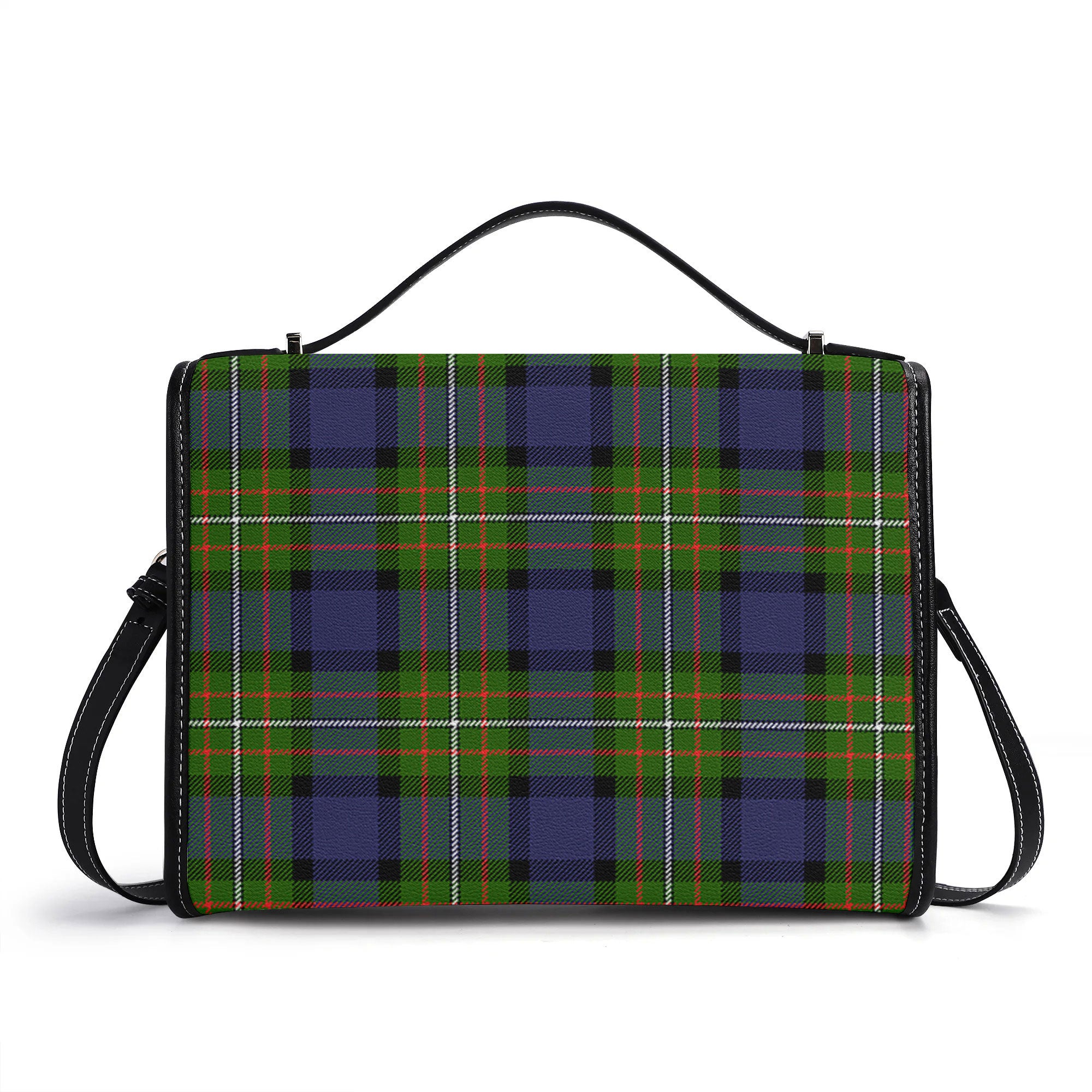 Fergusson Modern Tartan Crest Satchel Bag