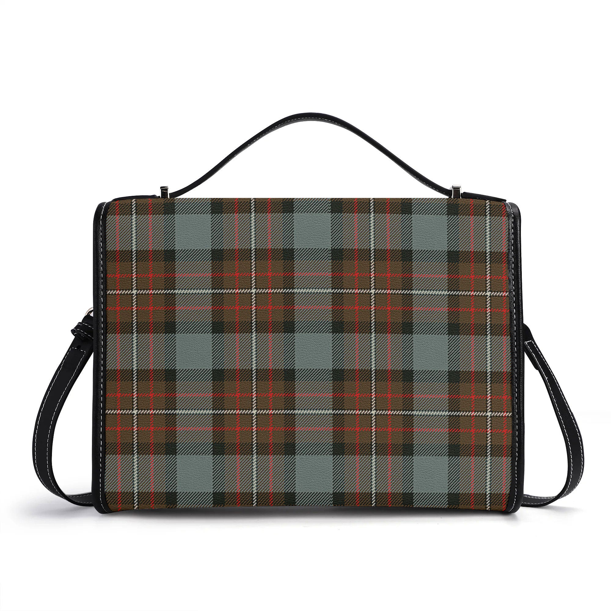 Fergusson Weathered Tartan Crest Satchel Bag