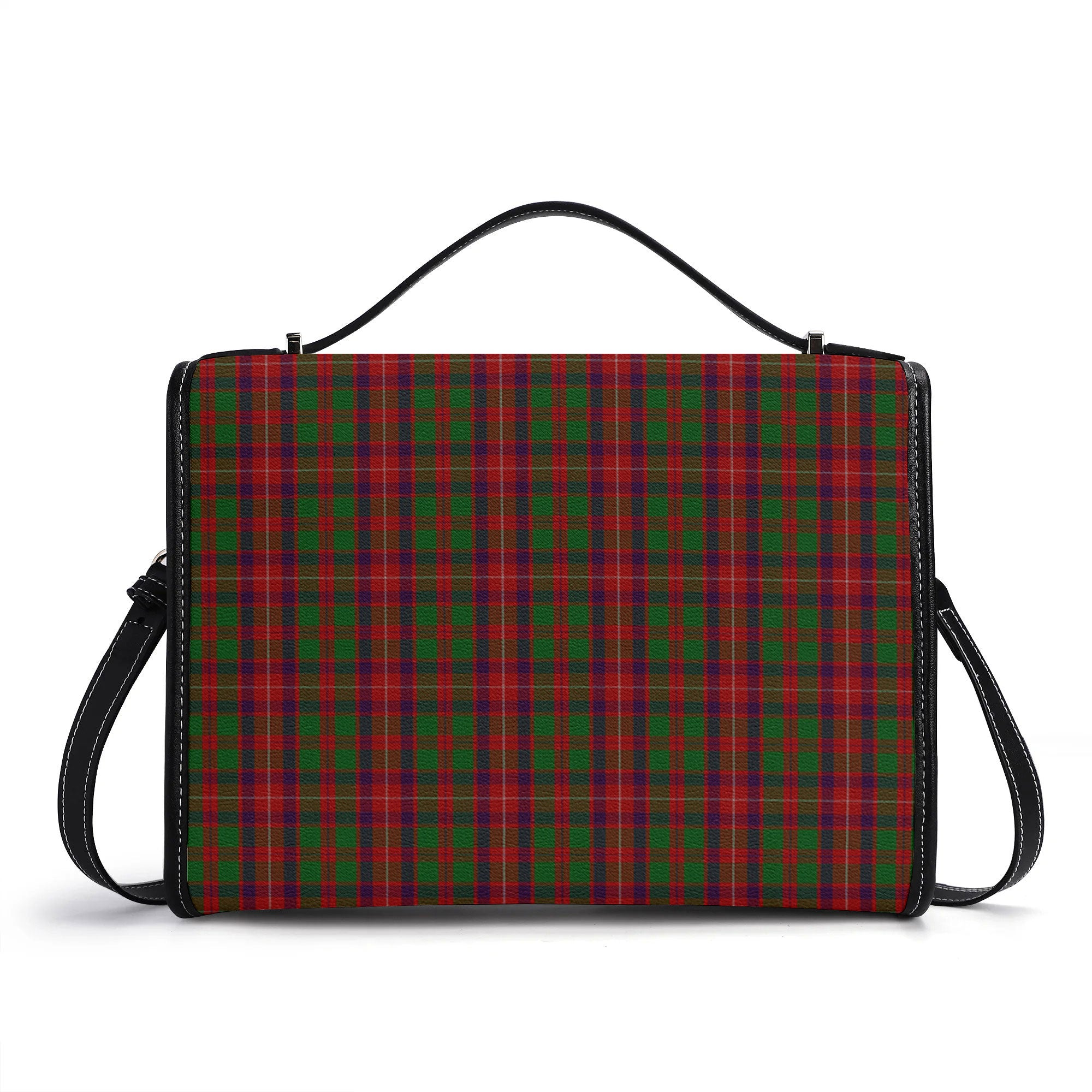 Ged Tartan Crest Satchel Bag