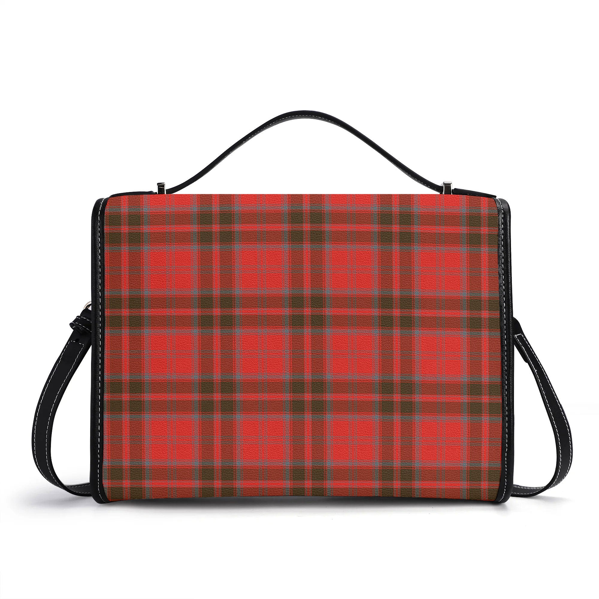 Grant Weathered  Tartan Crest Satchel Bag