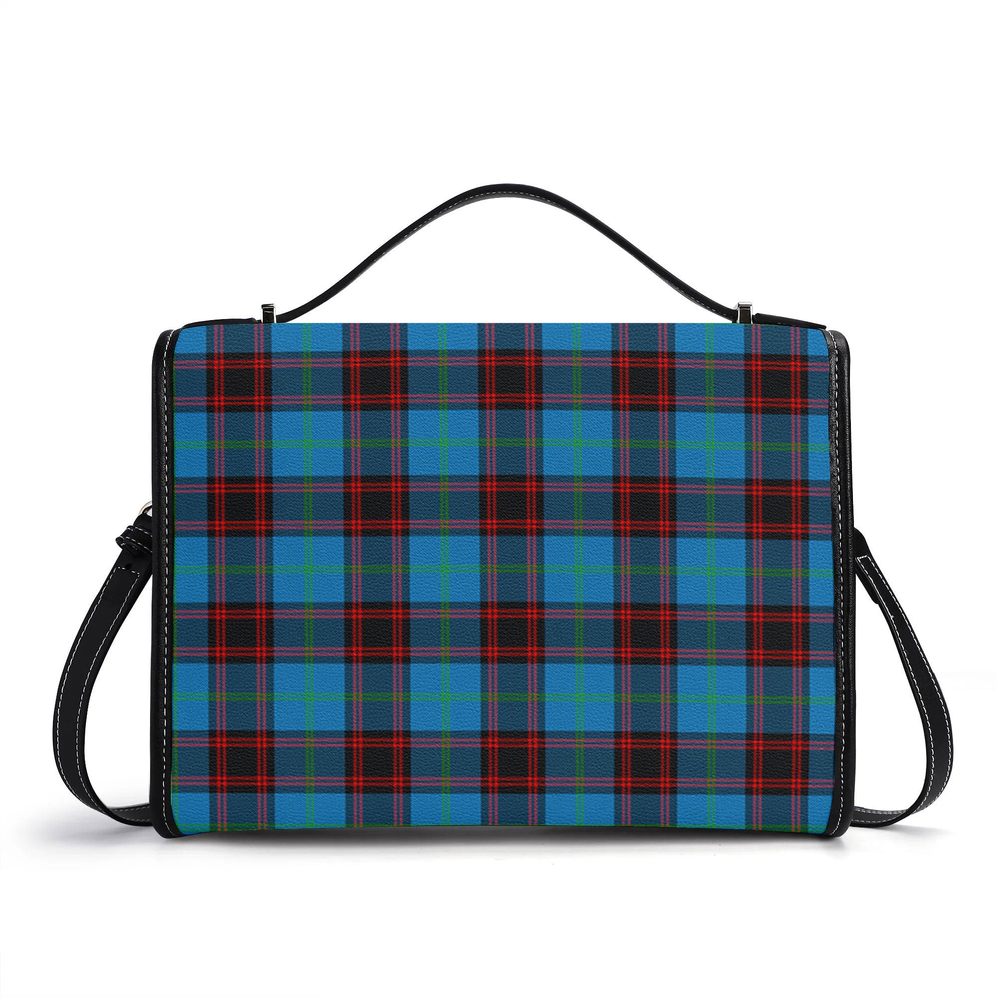 Home Ancient Tartan Crest Satchel Bag