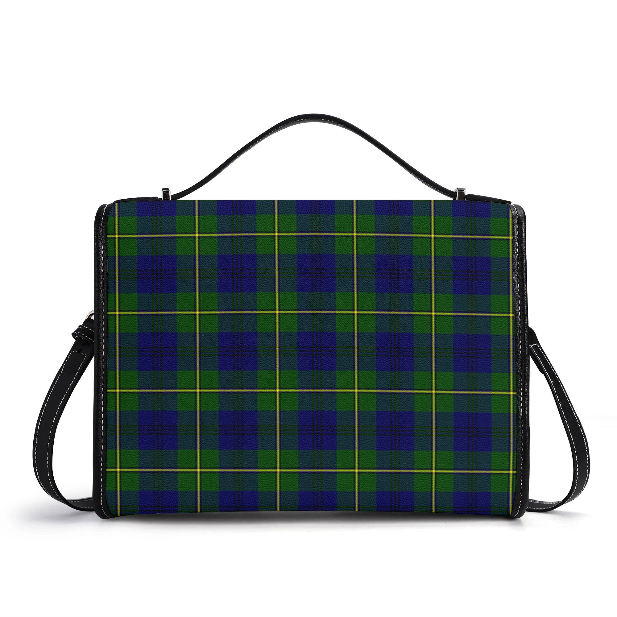 Johnston of Caskieben Tartan Crest Satchel Bag