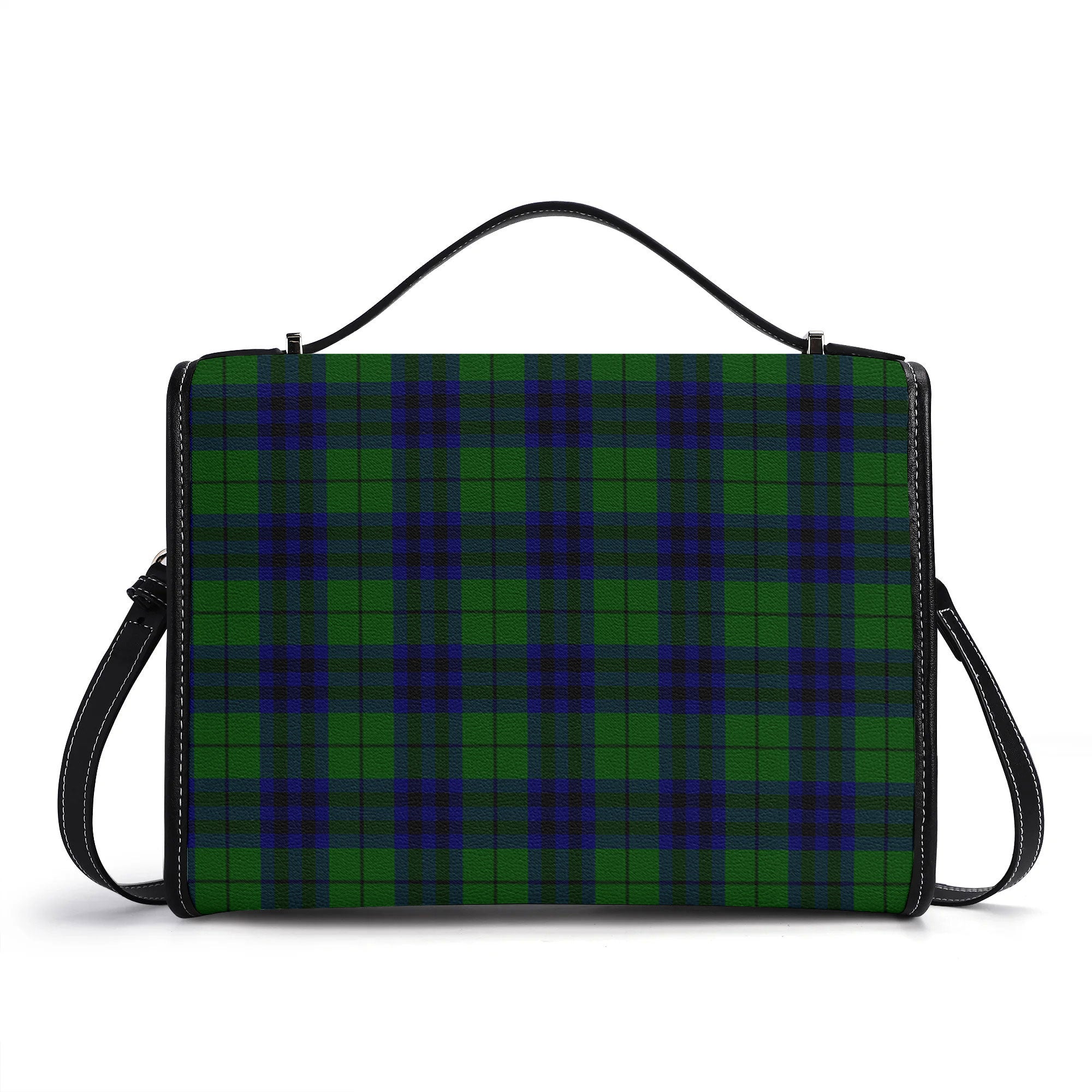 Keith Modern Tartan Crest Satchel Bag