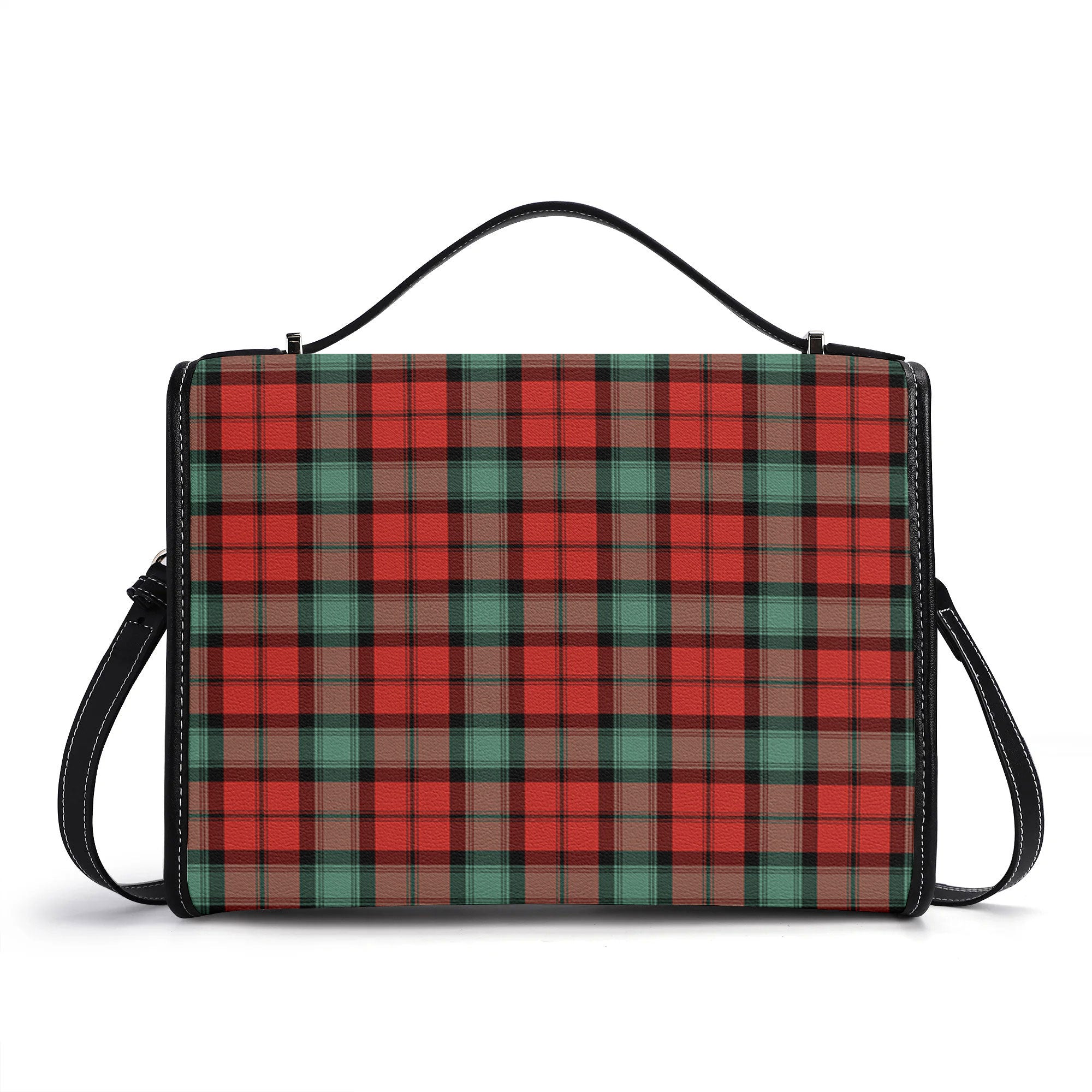 Kerr Ancient Tartan Crest Satchel Bag