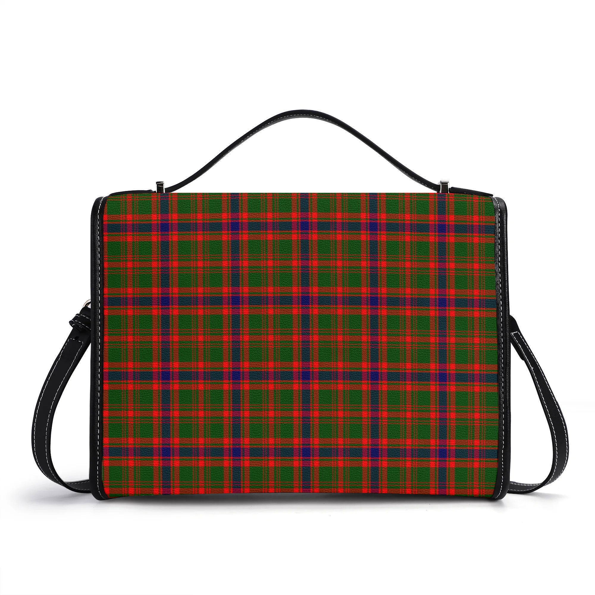 Kinninmont Tartan Crest Satchel Bag