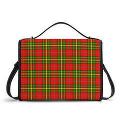 Leask Tartan Crest Satchel Bag