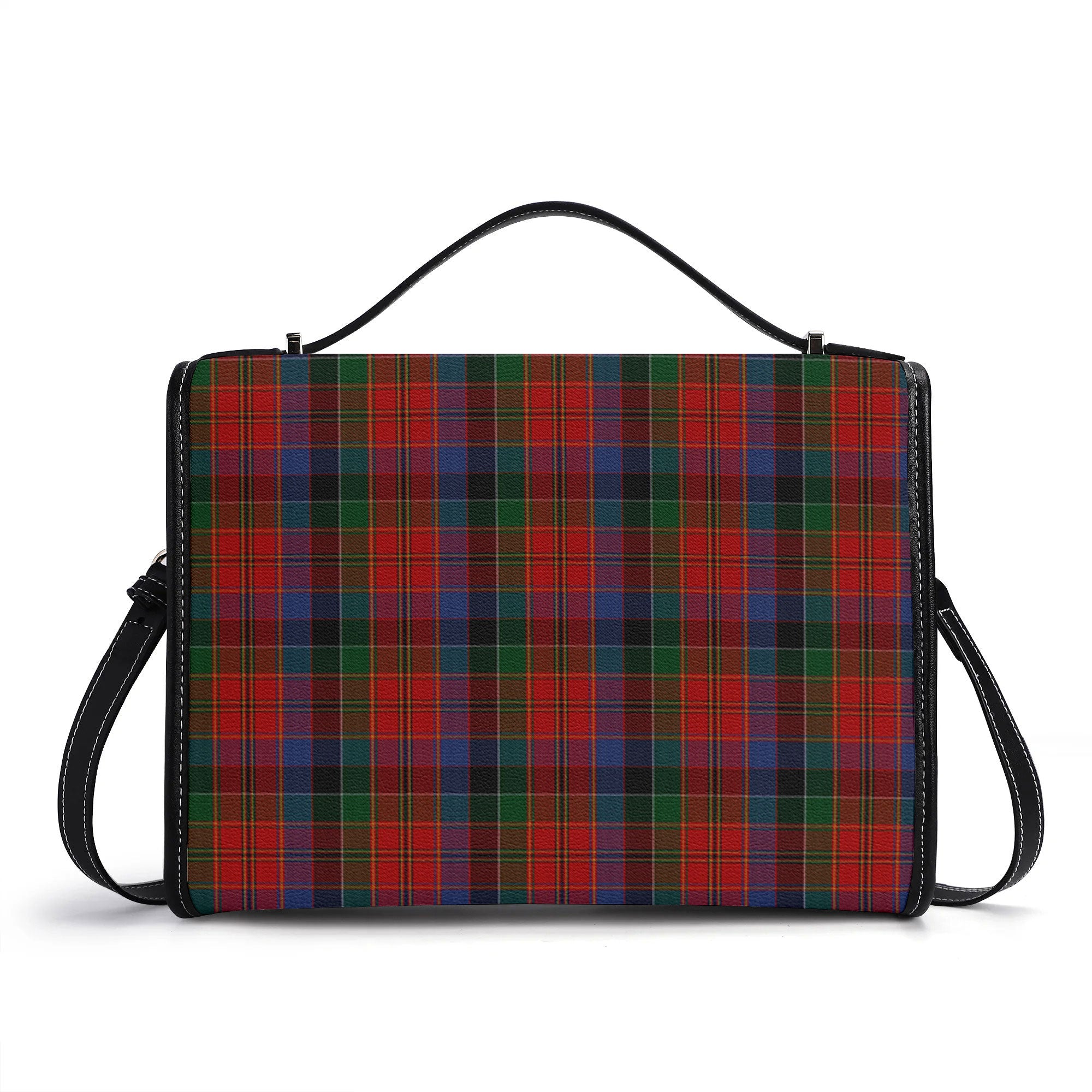 Leith Tartan Crest Satchel Bag