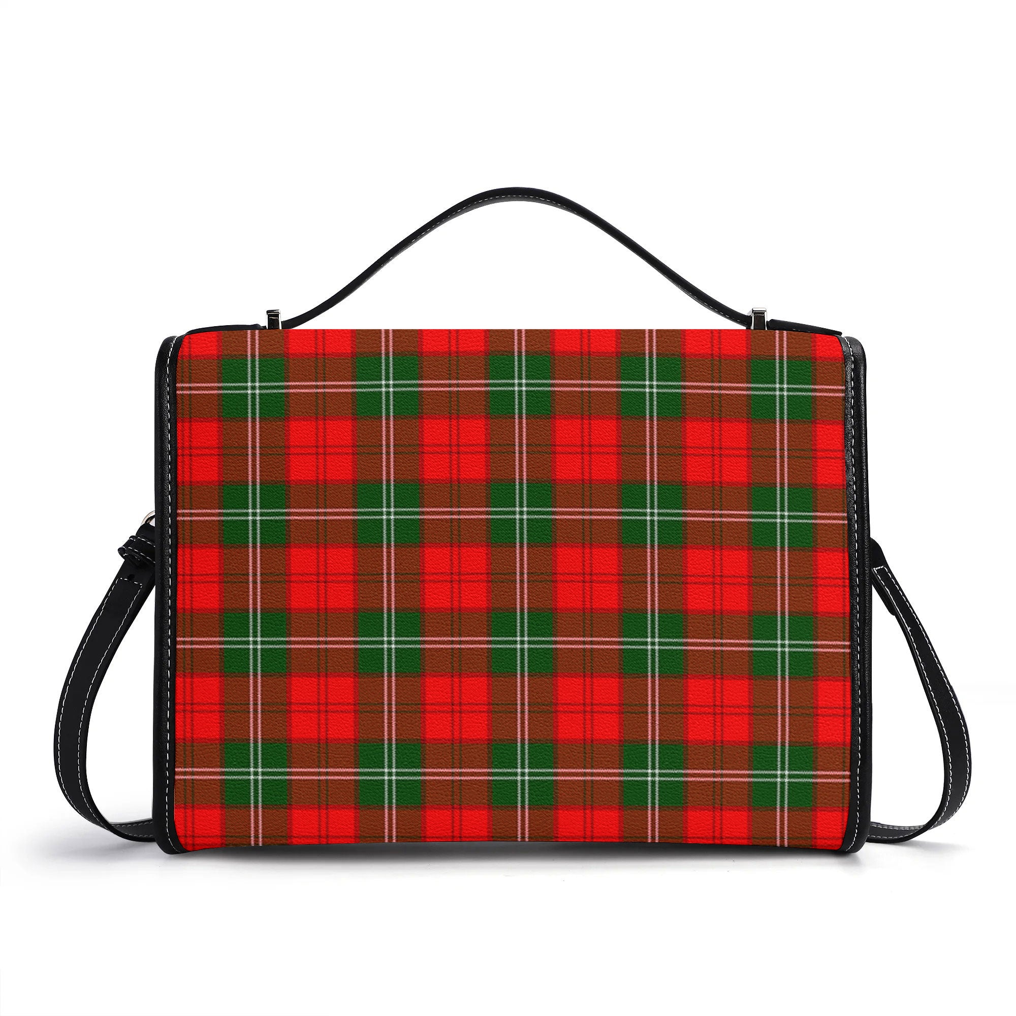 Lennox (Lennox Kincaid) Tartan Crest Satchel Bag