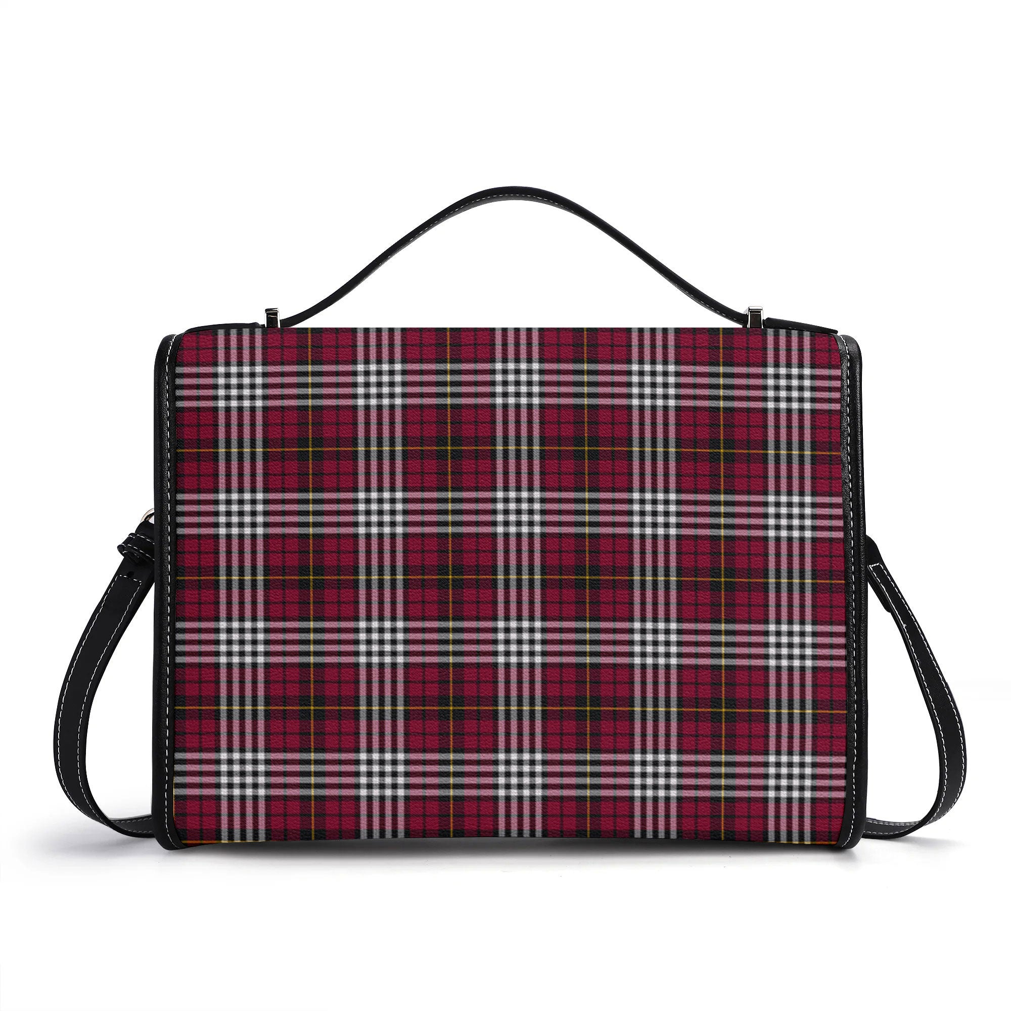 Little Tartan Crest Satchel Bag
