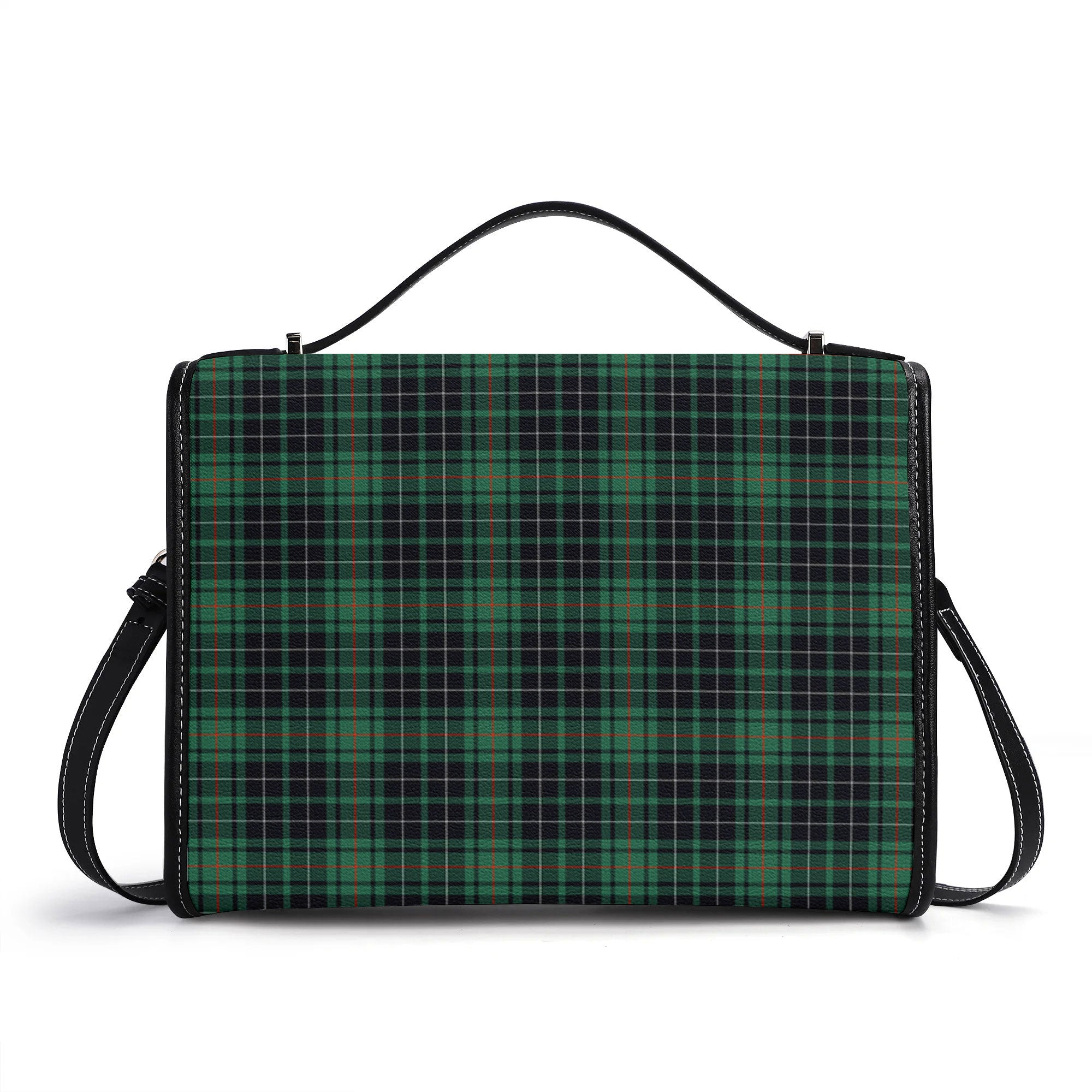 MacAuley Hunting Ancient Tartan Crest Satchel Bag