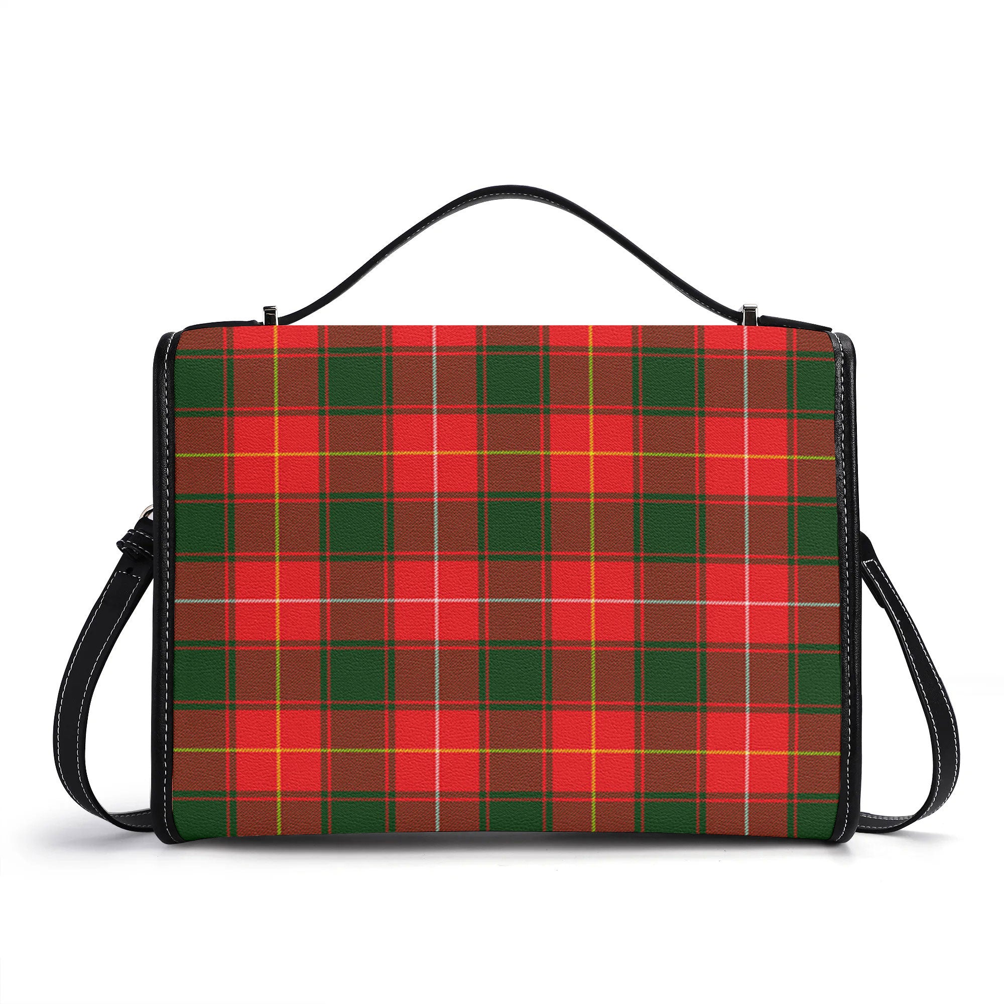MacFie Tartan Crest Satchel Bag