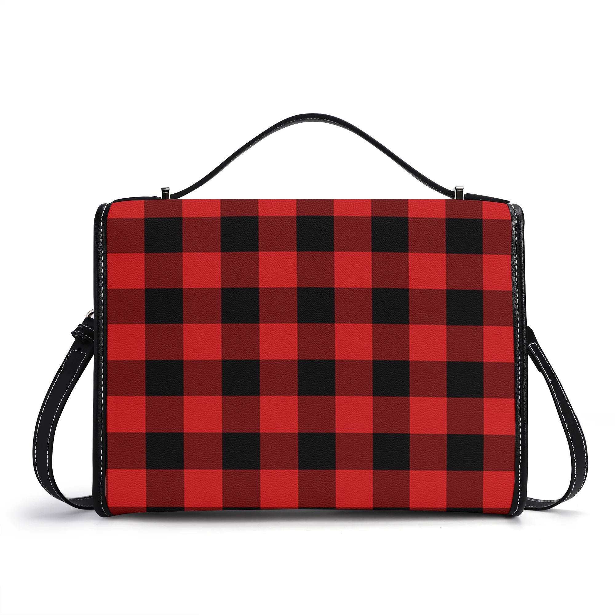 MacGregor Rob Roy Modern Tartan Crest Satchel Bag
