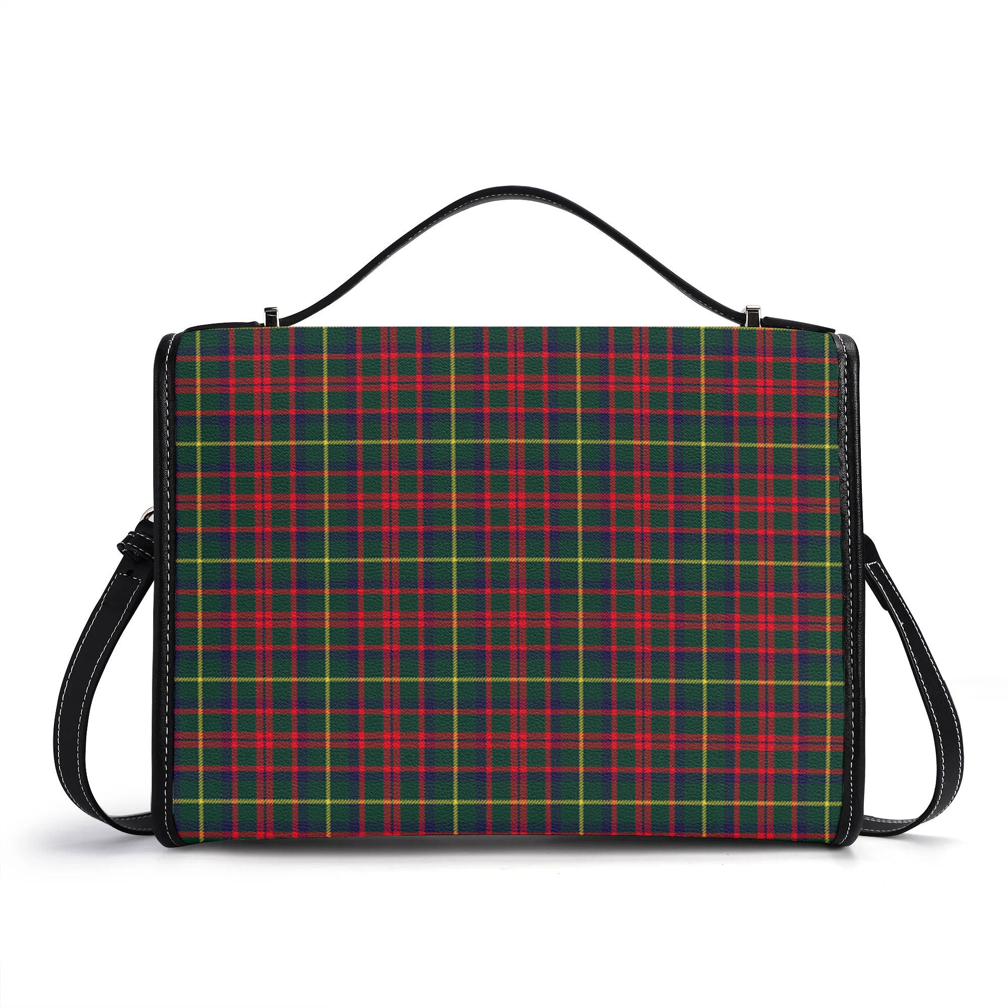 MacIntosh Hunting Modern Tartan Crest Satchel Bag