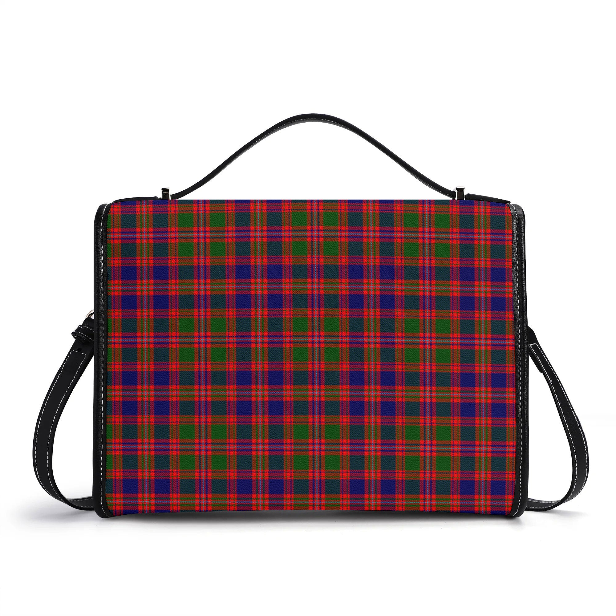 MacIntyre Modern Tartan Crest Satchel Bag