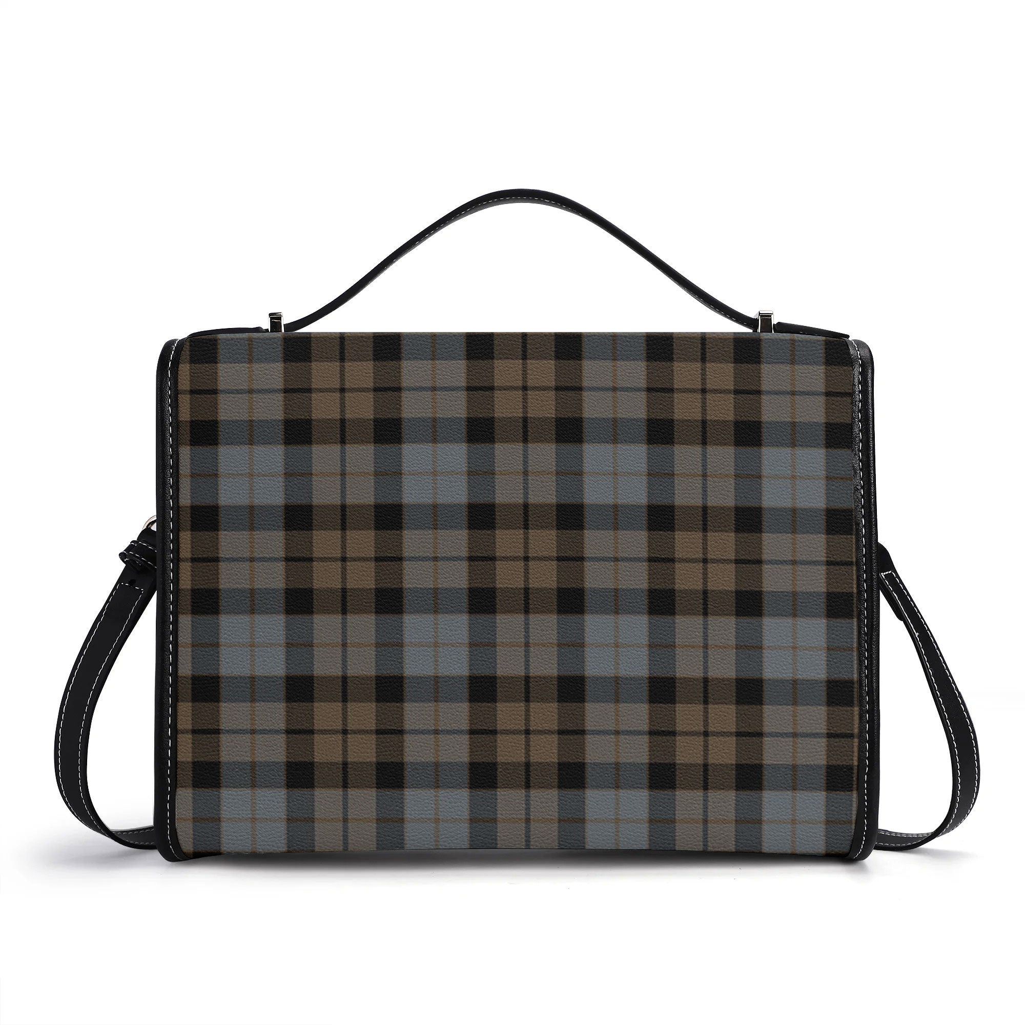MacKay Weathered Tartan Crest Satchel Bag