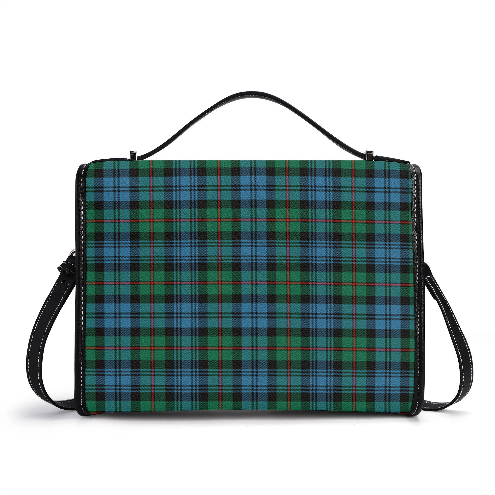 MacKinlay Ancient Tartan Crest Satchel Bag