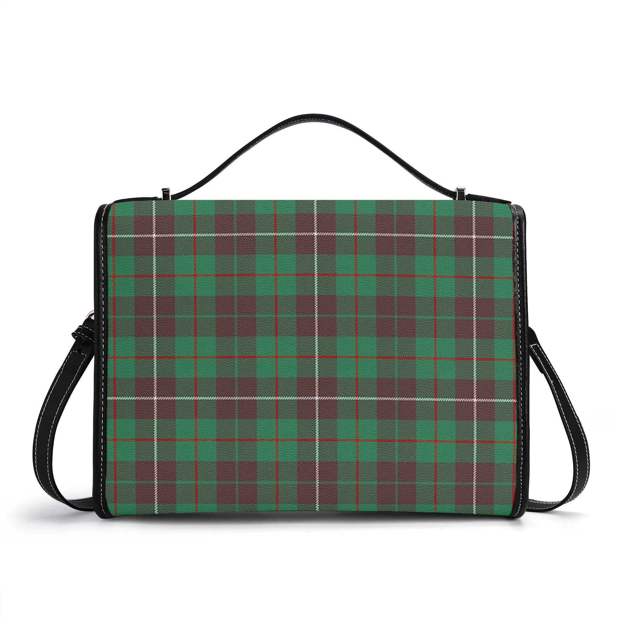 MacKinnon Hunting Ancient Tartan Crest Satchel Bag