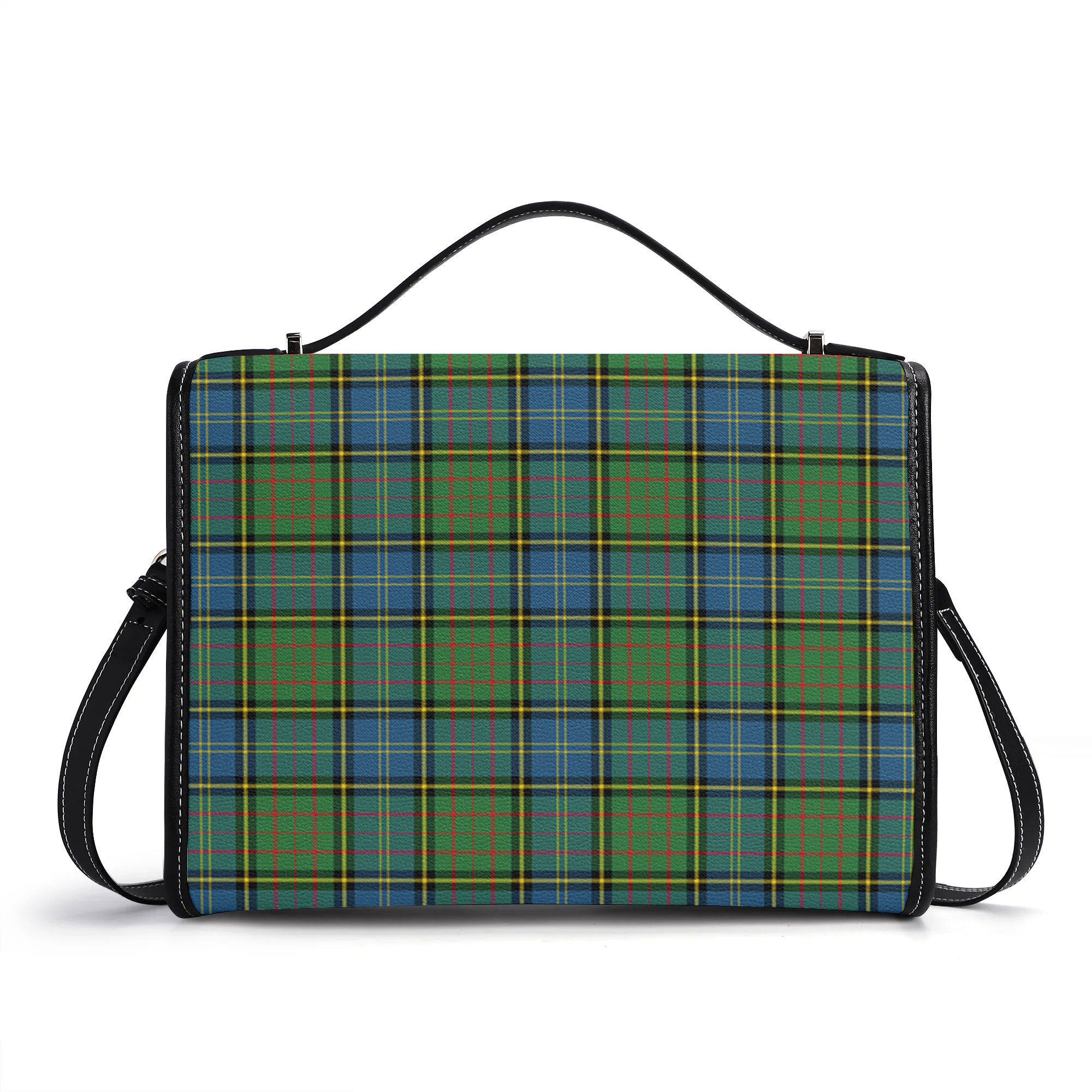 MacMillan Hunting Ancient Tartan Crest Satchel Bag