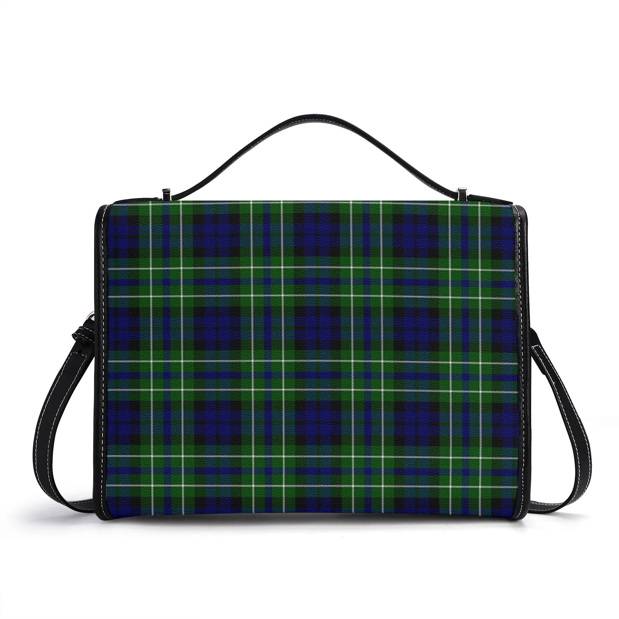 MacNeil of Colonsay Modern Tartan Crest Satchel Bag