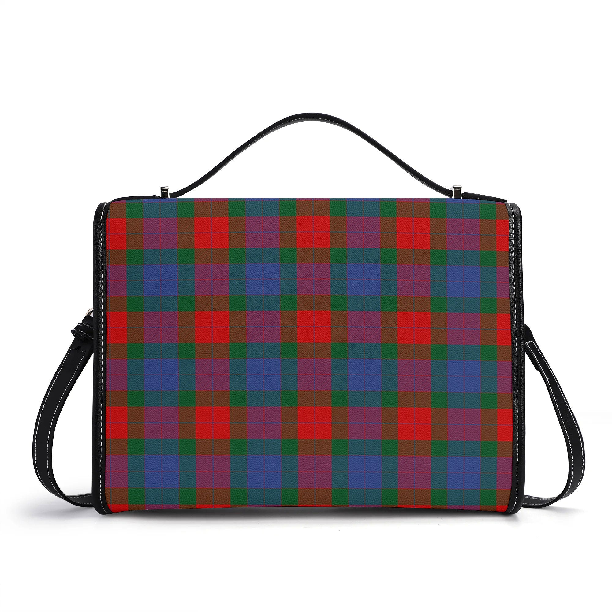Mar Tartan Crest Satchel Bag