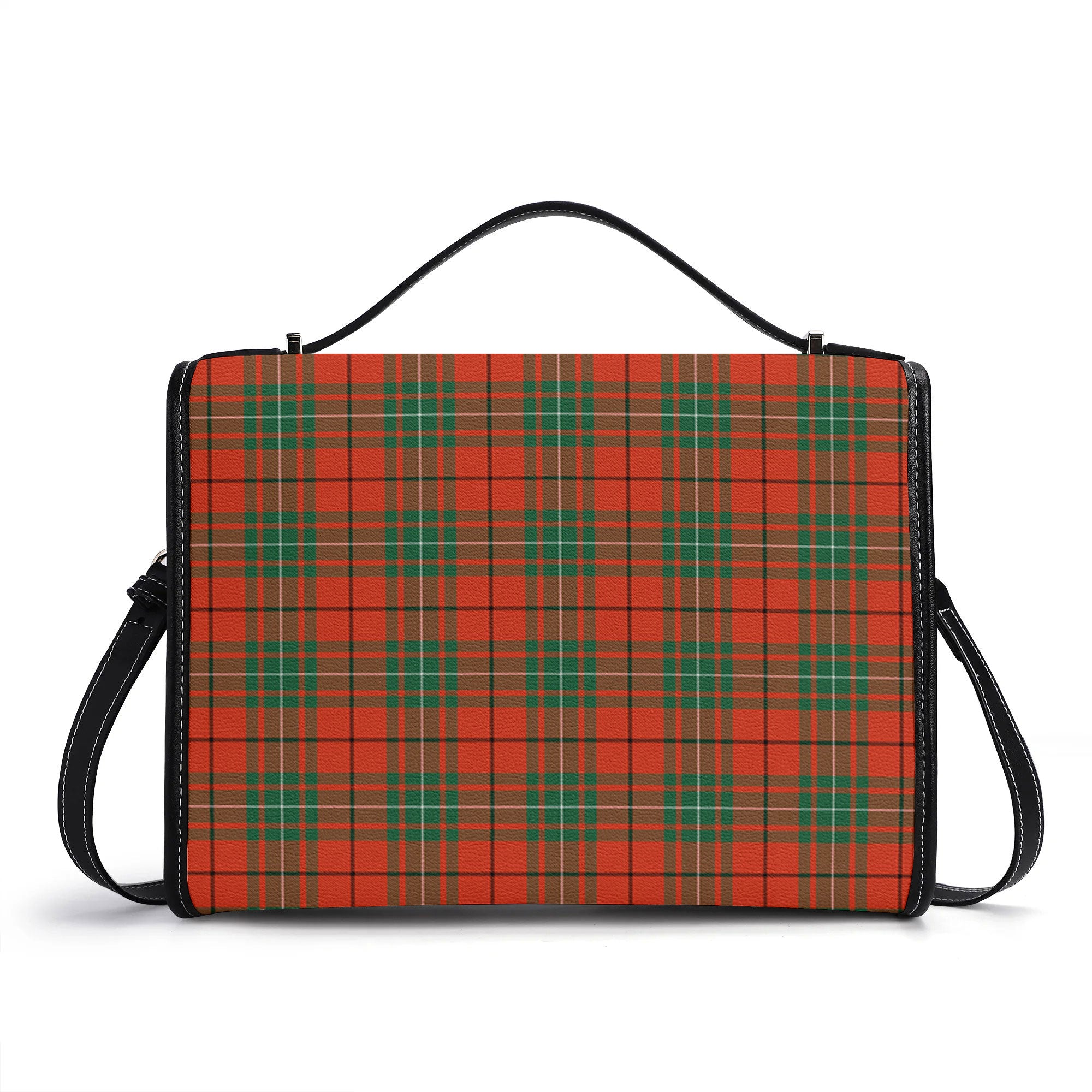 McAulay Ancient Tartan Crest Satchel Bag