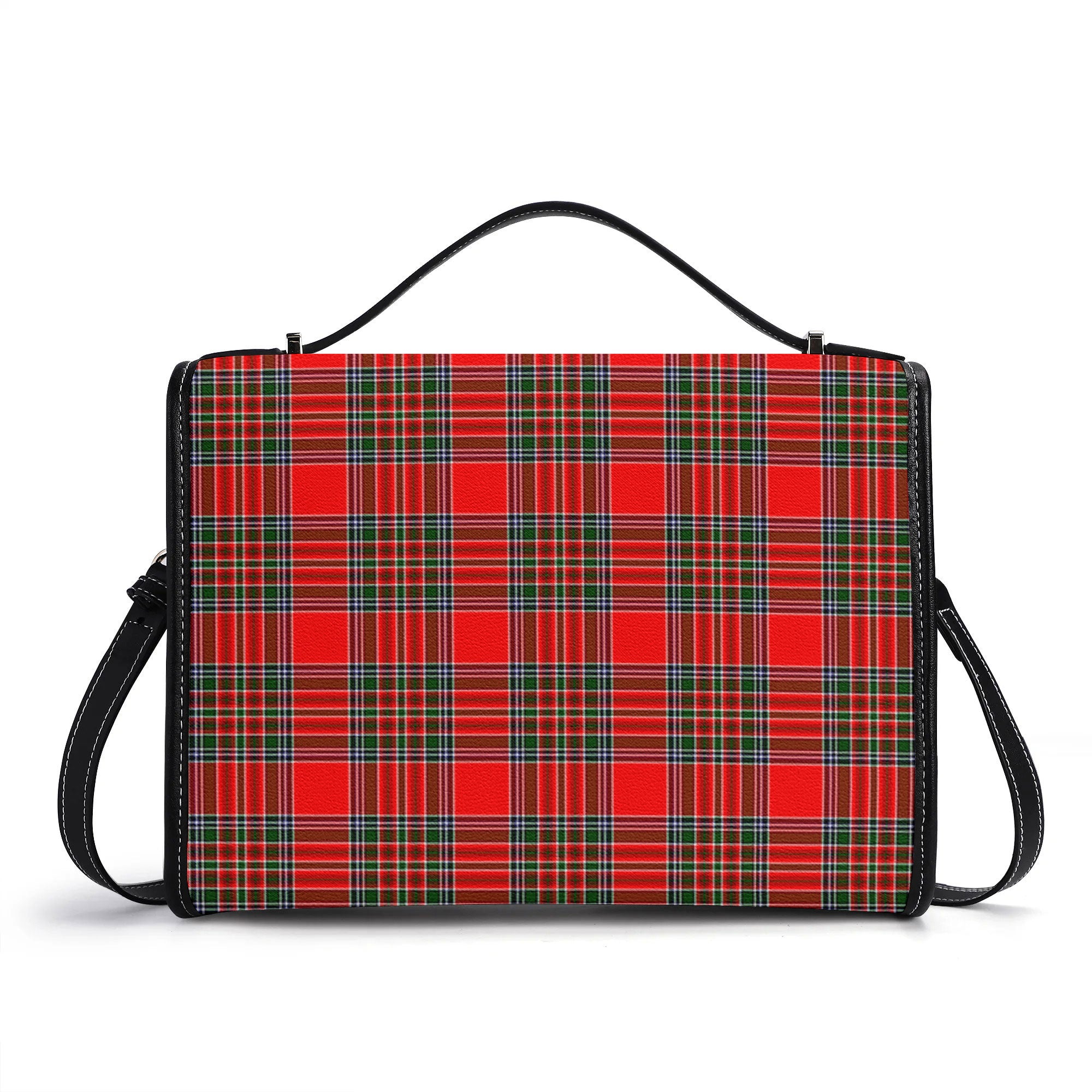 McBain Tartan Crest Satchel Bag