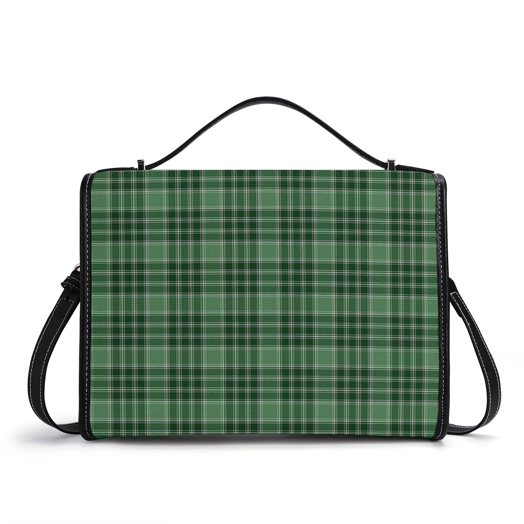 McDonald Lord of the Isles Hunting Tartan Crest Satchel Bag
