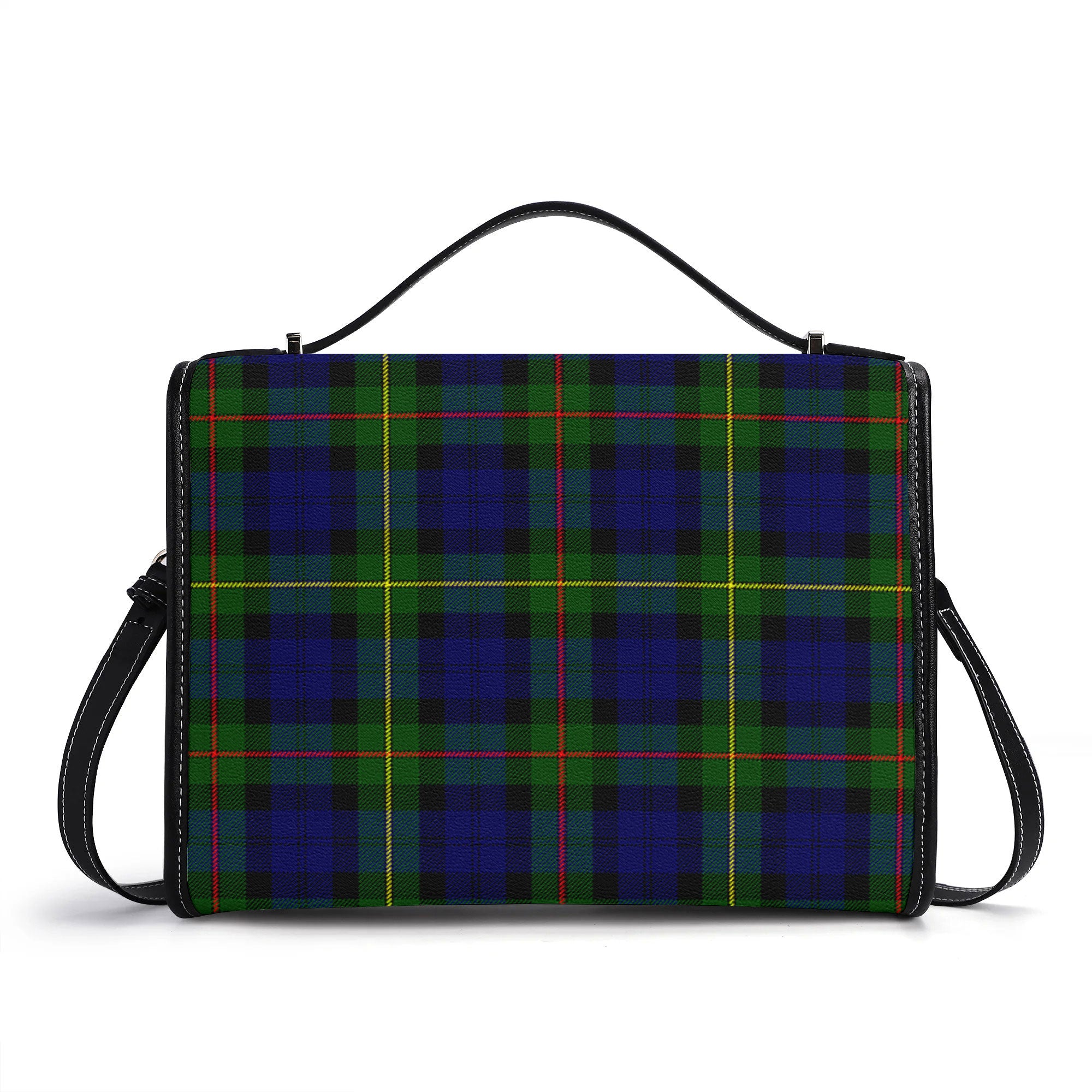 McEwan Modern Tartan Crest Satchel Bag