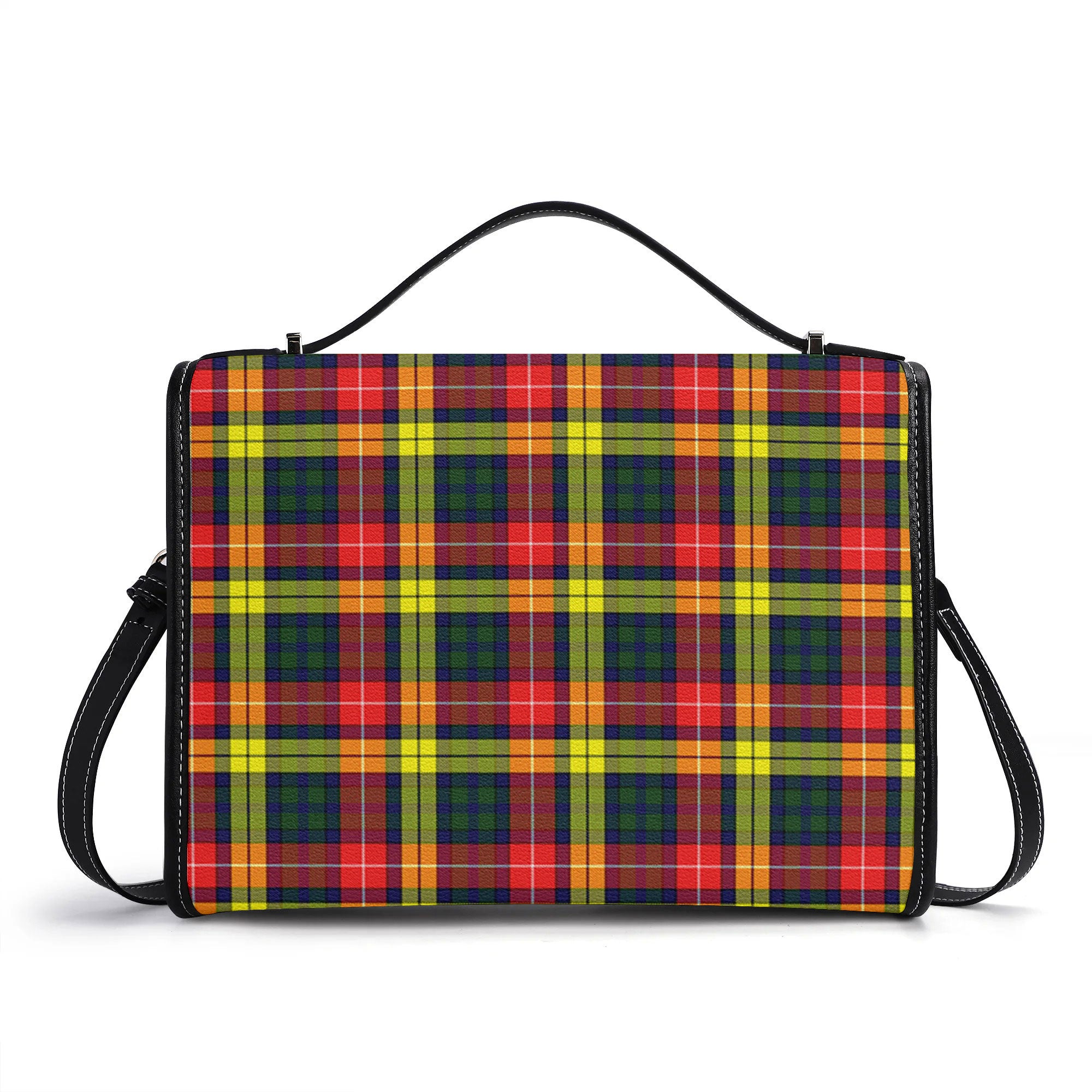 McIndoe Tartan Crest Satchel Bag