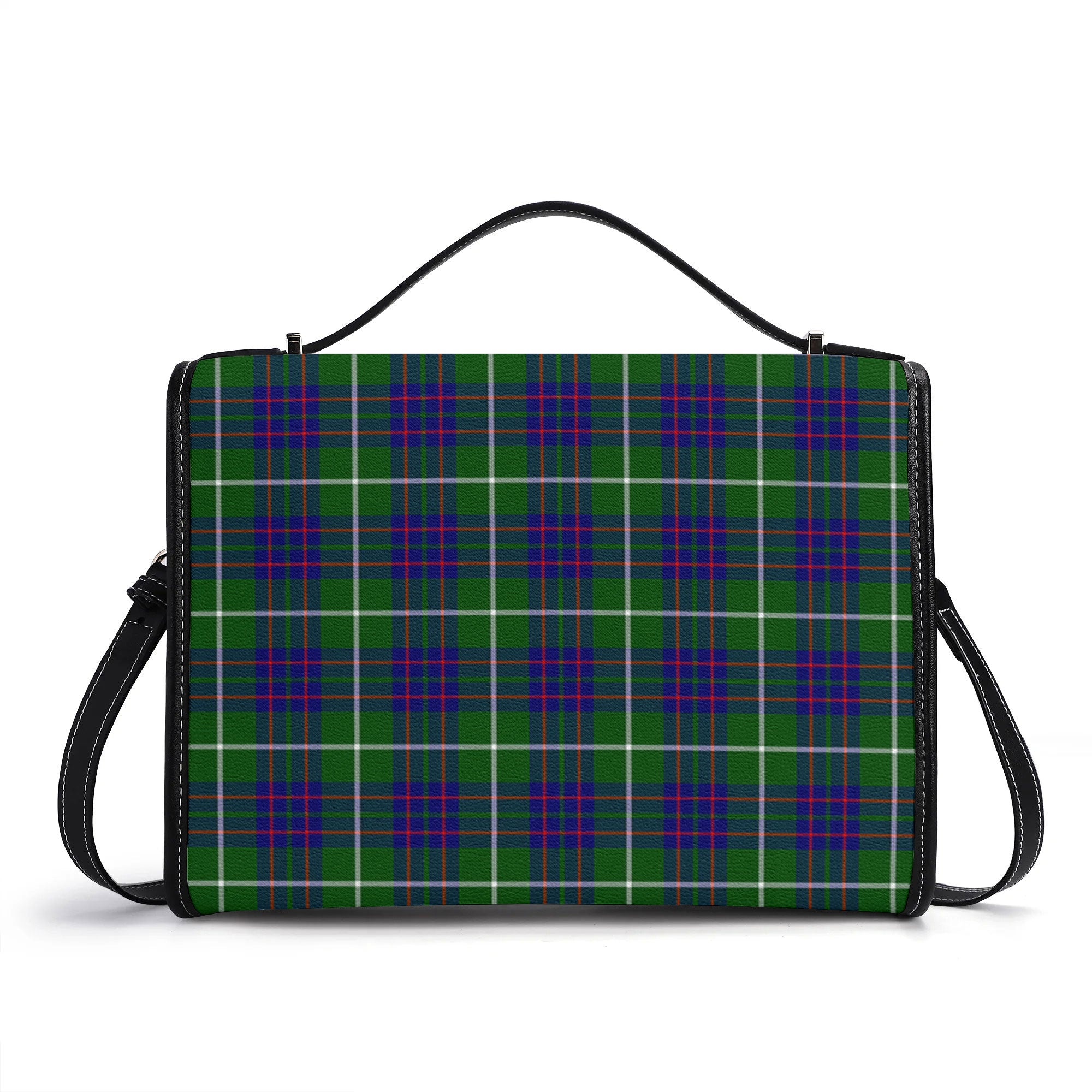 McIntyre Hunting Modern Tartan Crest Satchel Bag