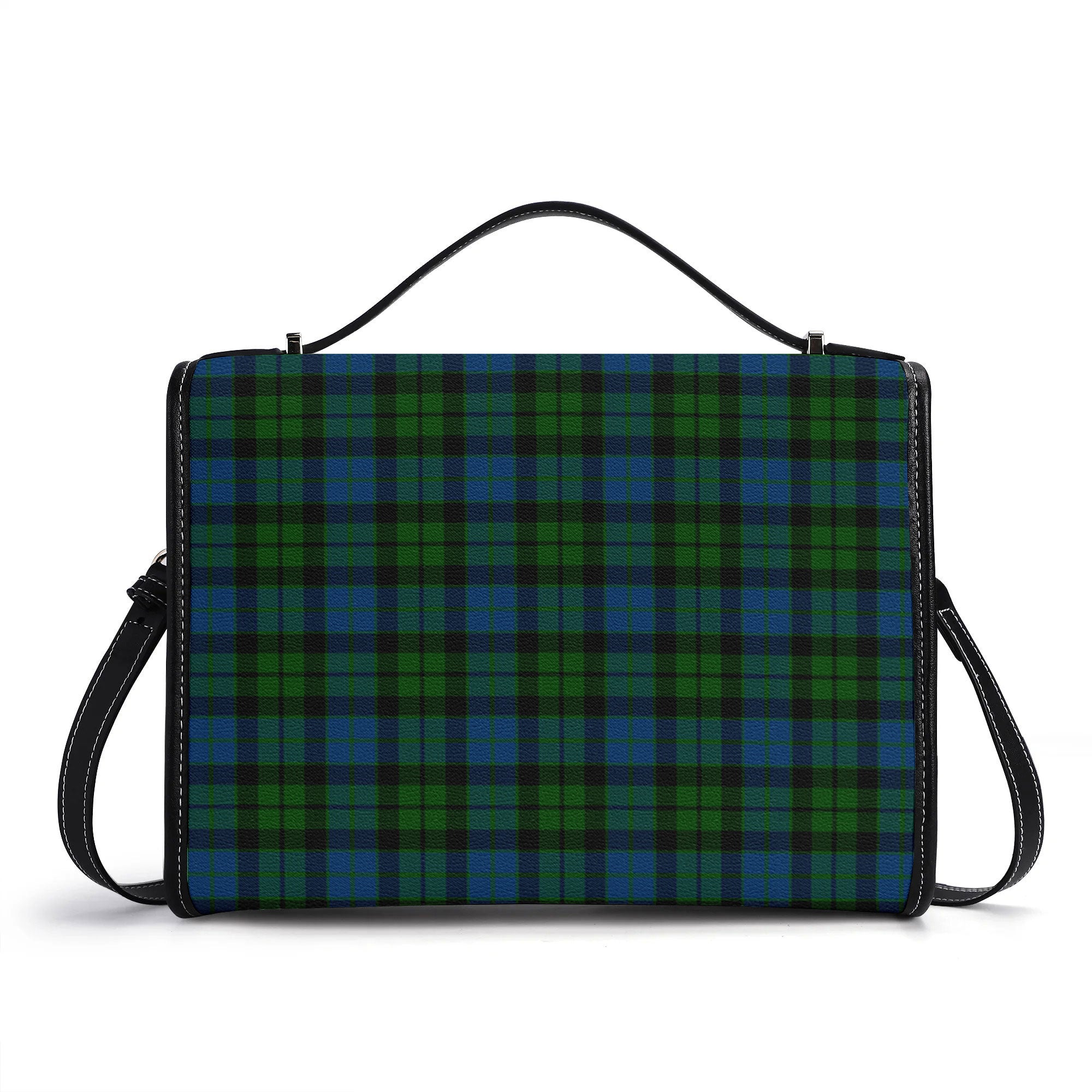 McKay Modern Tartan Crest Satchel Bag