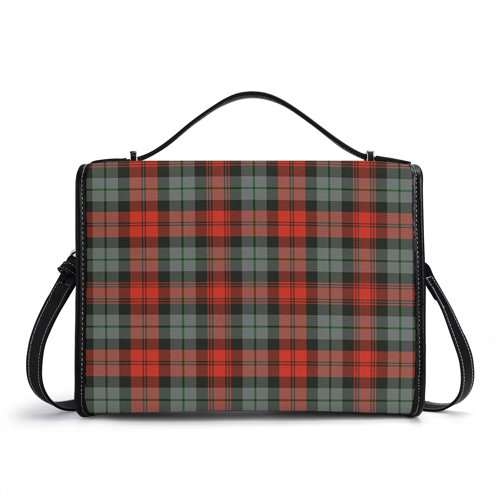 McLachlan Weathered Tartan Crest Satchel Bag
