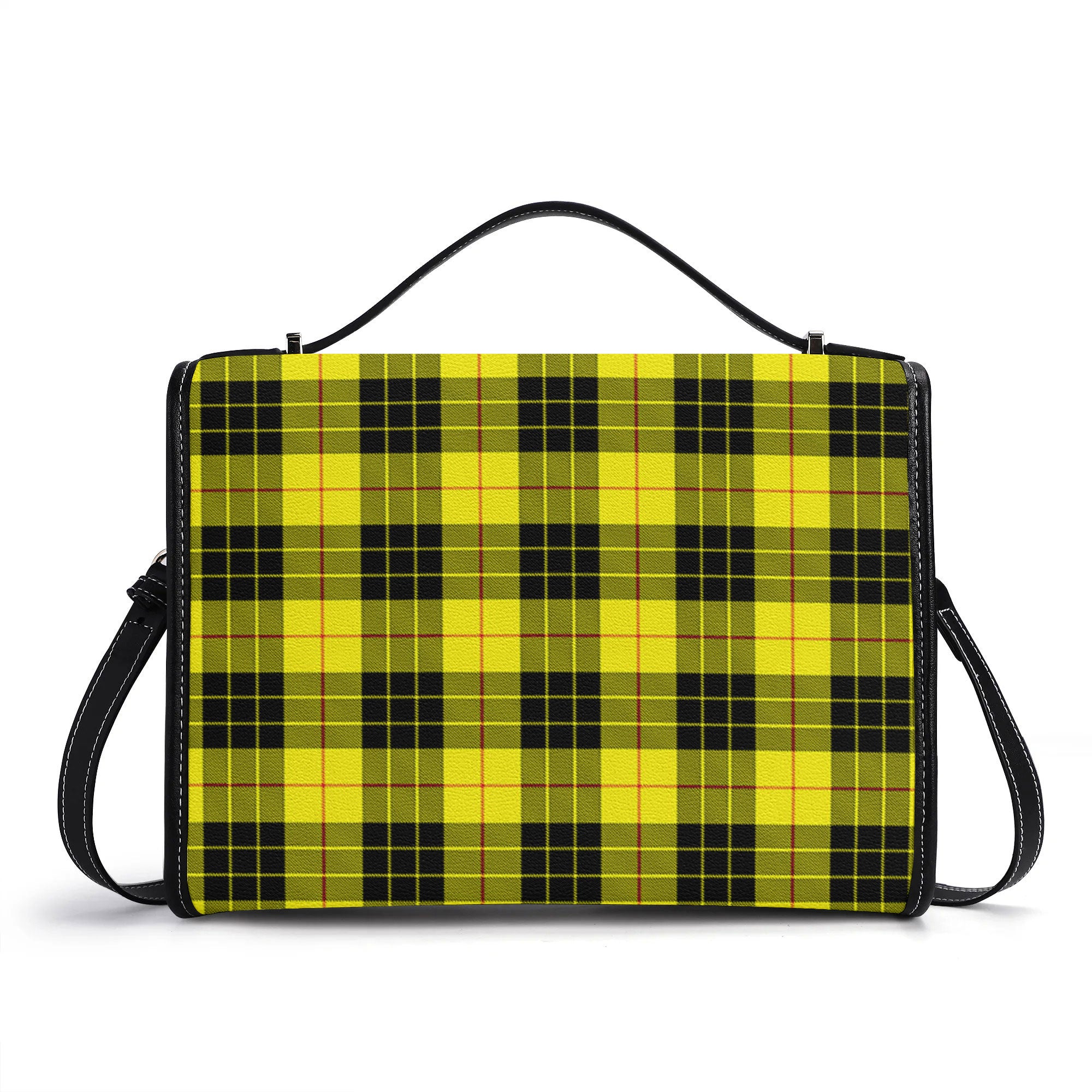 McLeod of Lewis Modern Tartan Crest Satchel Bag