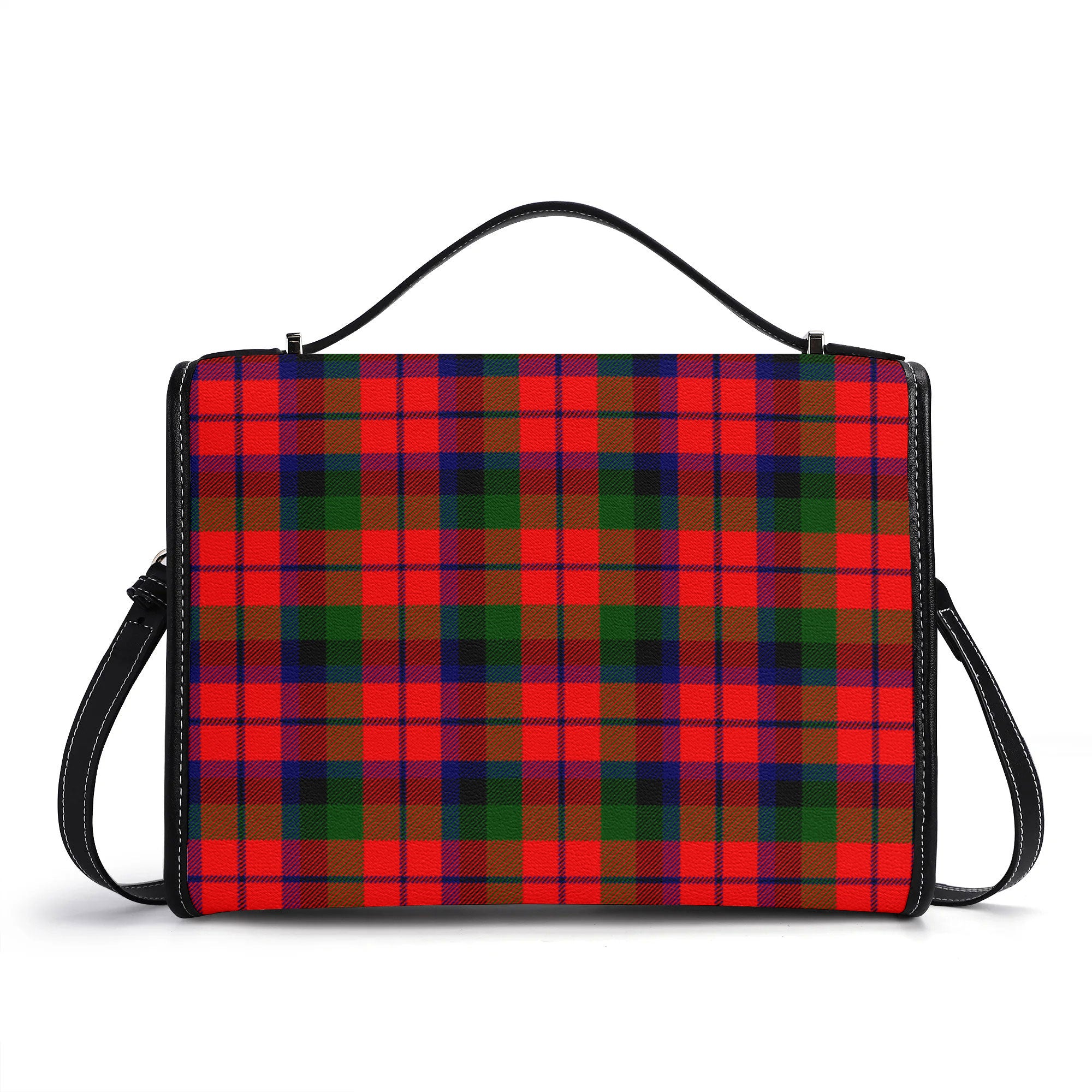 McNaughten Tartan Crest Satchel Bag