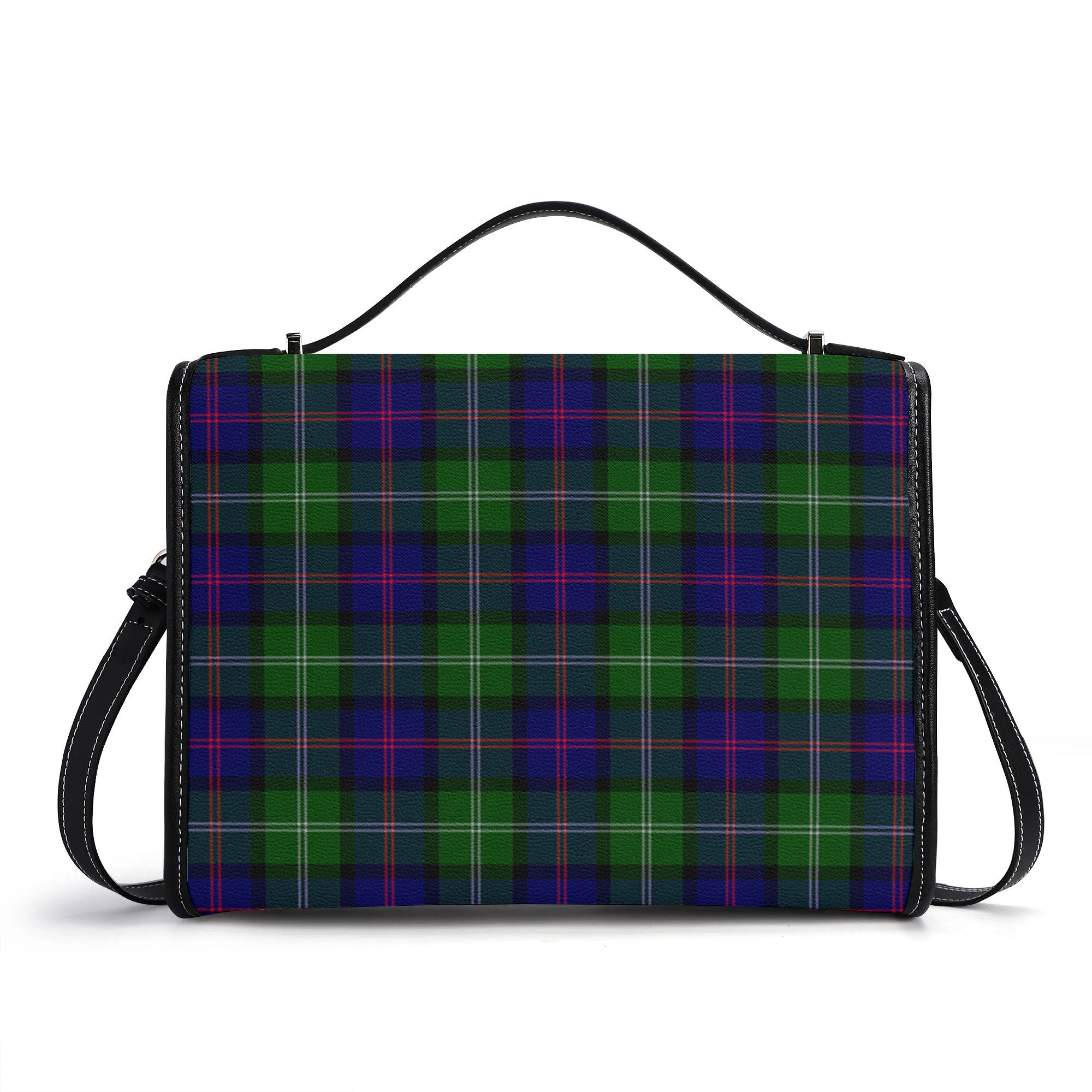 McThomas Modern Tartan Crest Satchel Bag