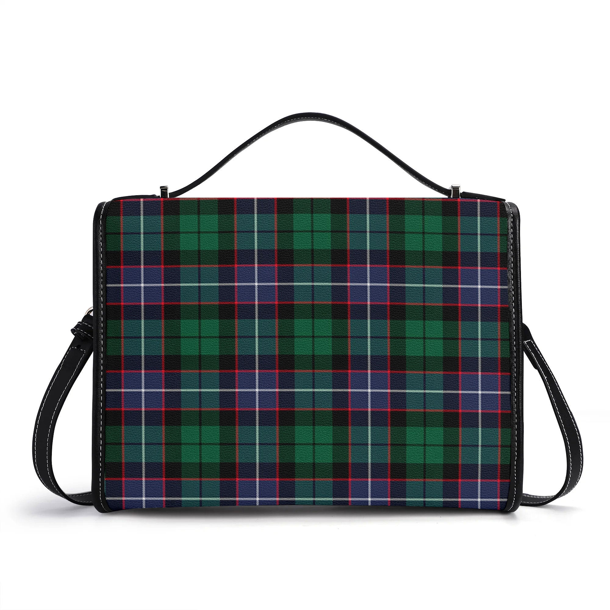 Mitchell Modern Tartan Crest Satchel Bag