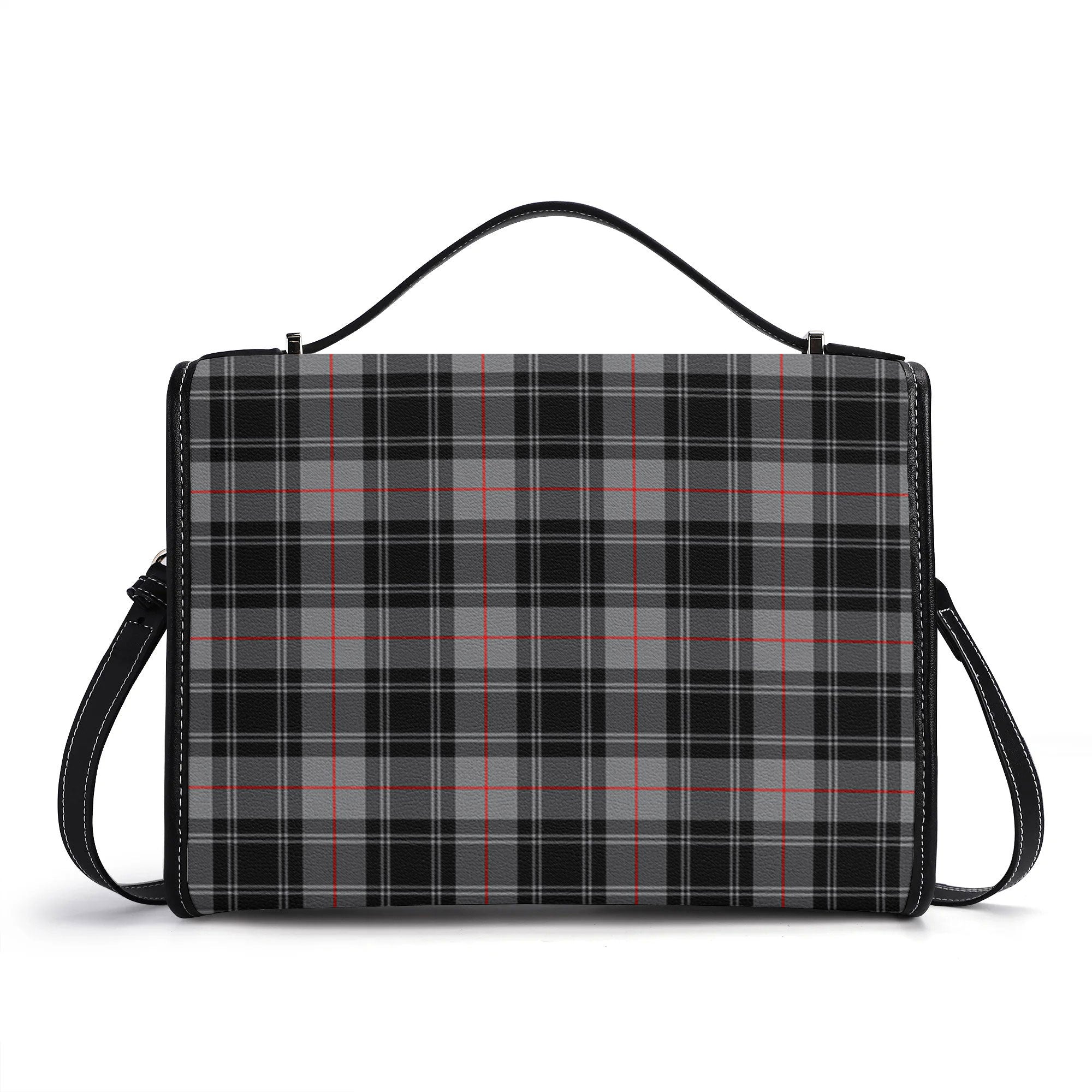 Moffat Modern Tartan Crest Satchel Bag