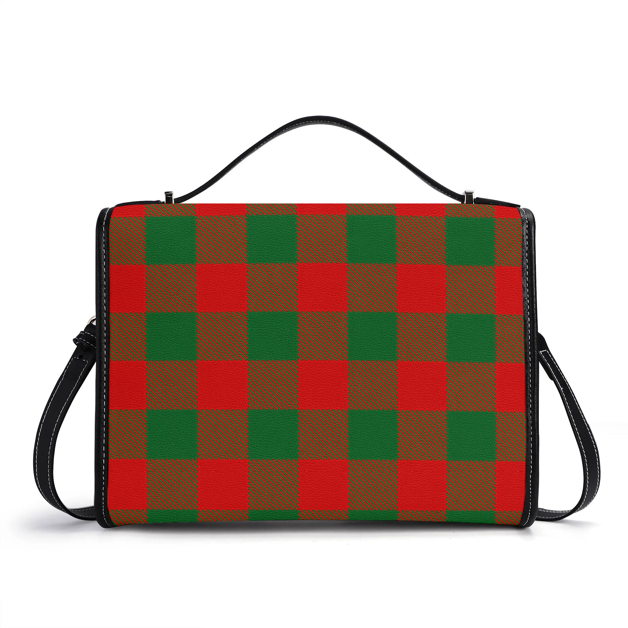 Moncreiffe (or Moncreiff) Tartan Crest Satchel Bag