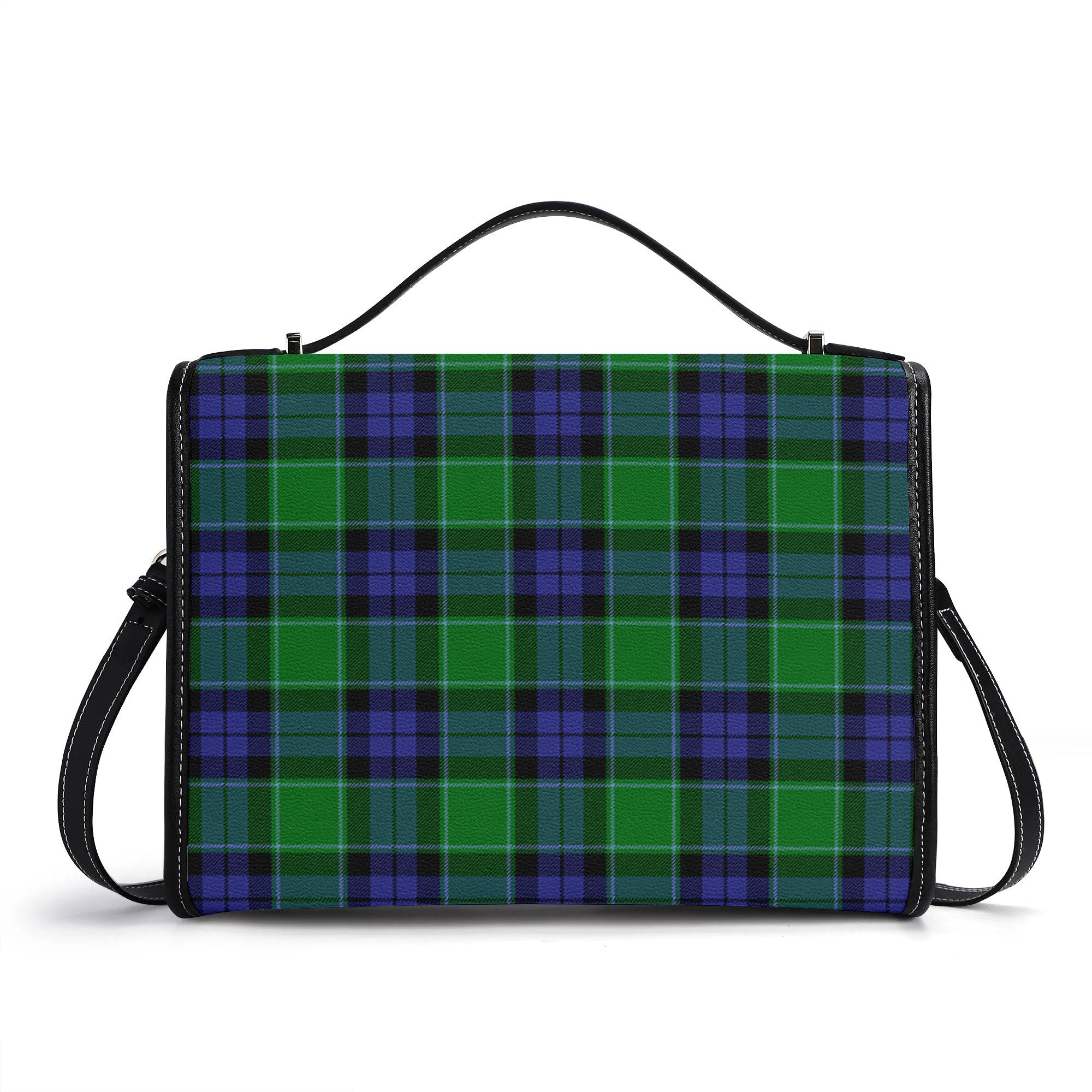 Monteith Tartan Crest Satchel Bag